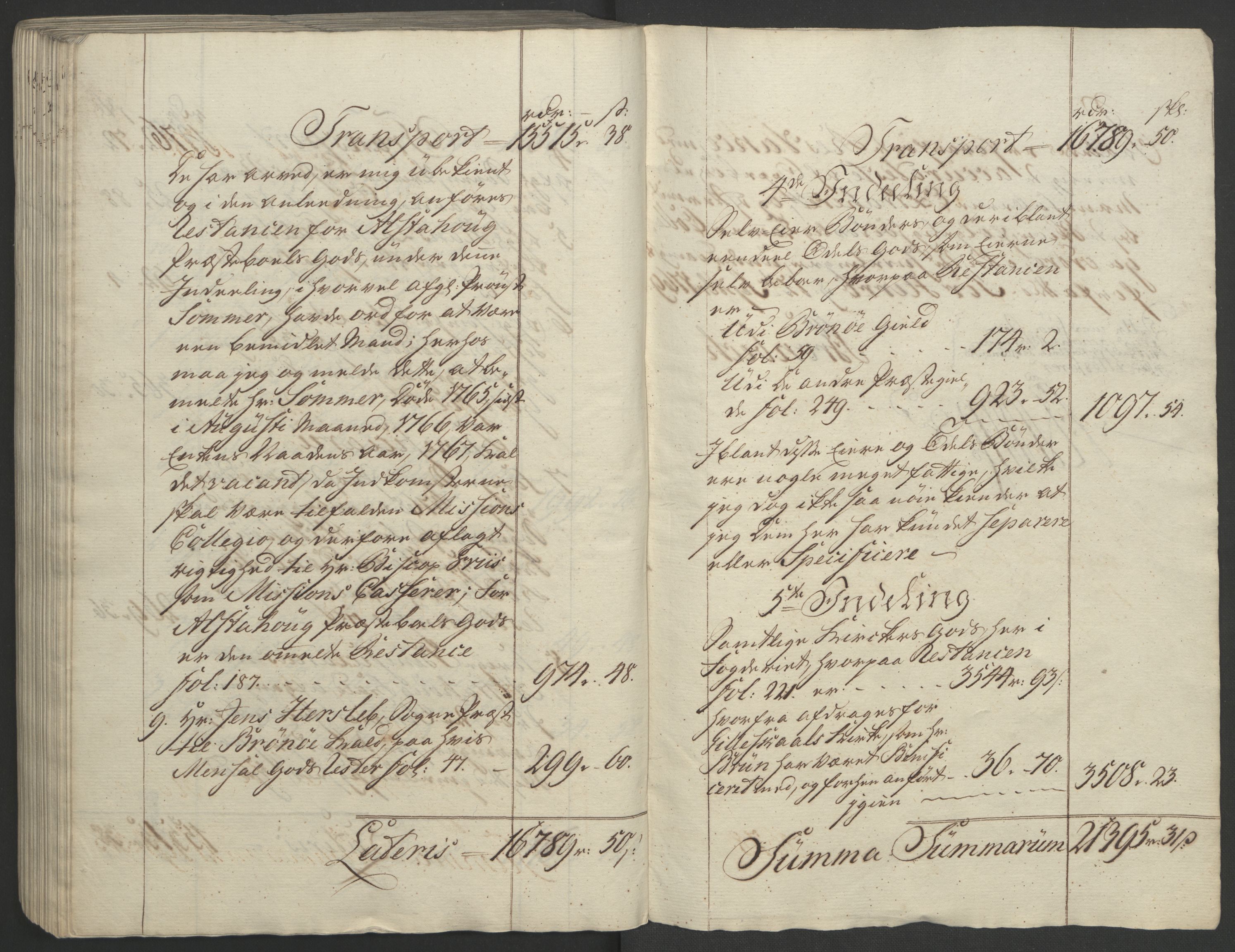 Rentekammeret inntil 1814, Realistisk ordnet avdeling, RA/EA-4070/Ol/L0023: [Gg 10]: Ekstraskatten, 23.09.1762. Helgeland (restanseregister), 1767-1772, s. 250