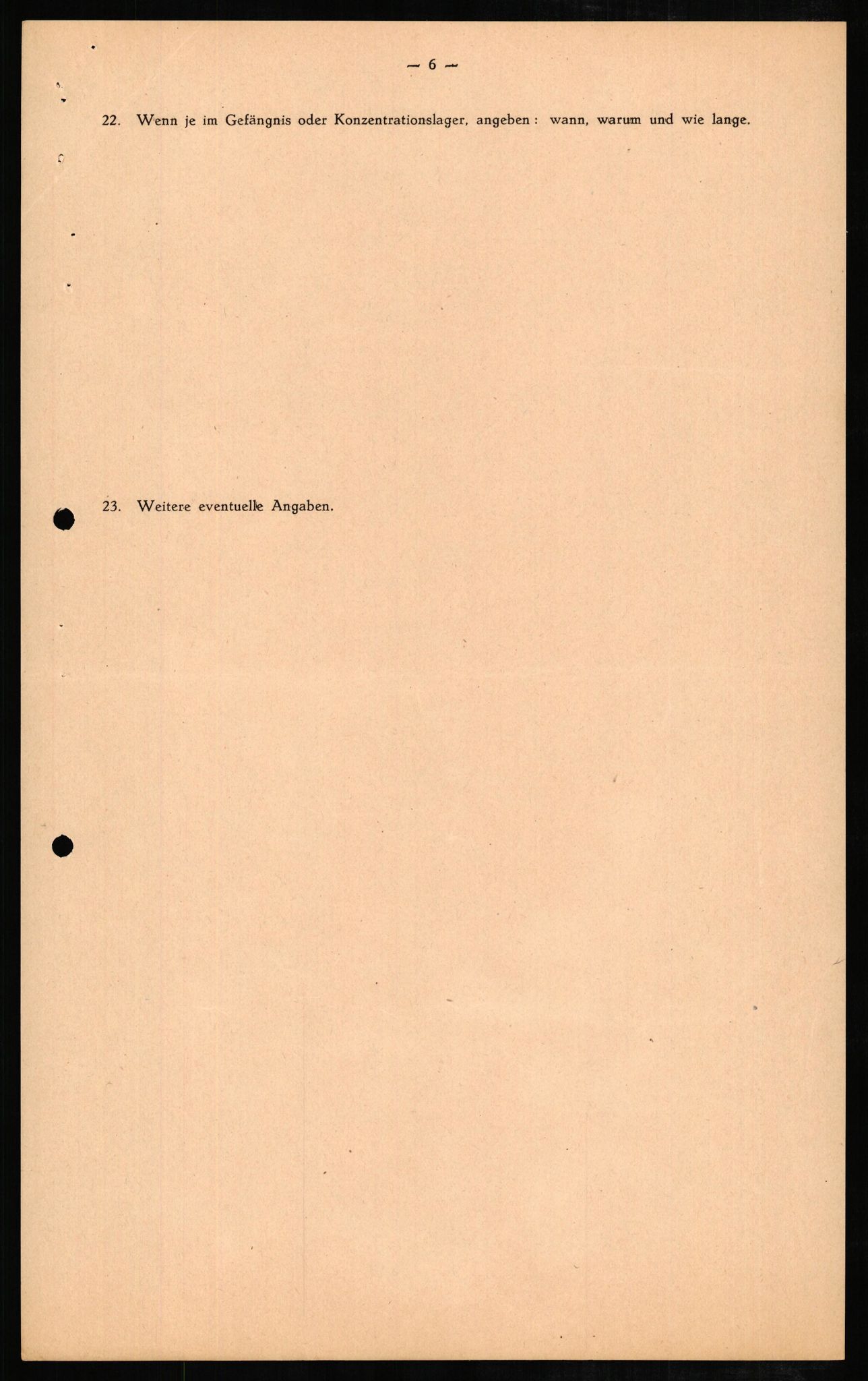 Forsvaret, Forsvarets overkommando II, RA/RAFA-3915/D/Db/L0007: CI Questionaires. Tyske okkupasjonsstyrker i Norge. Tyskere., 1945-1946, s. 257