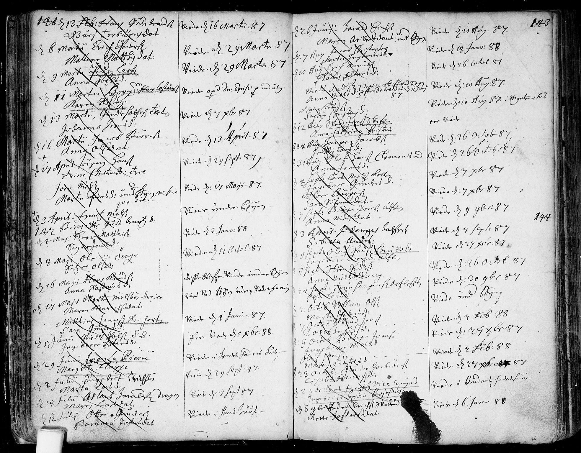 Aker prestekontor kirkebøker, AV/SAO-A-10861/F/L0001: Ministerialbok nr. 1, 1656-1688