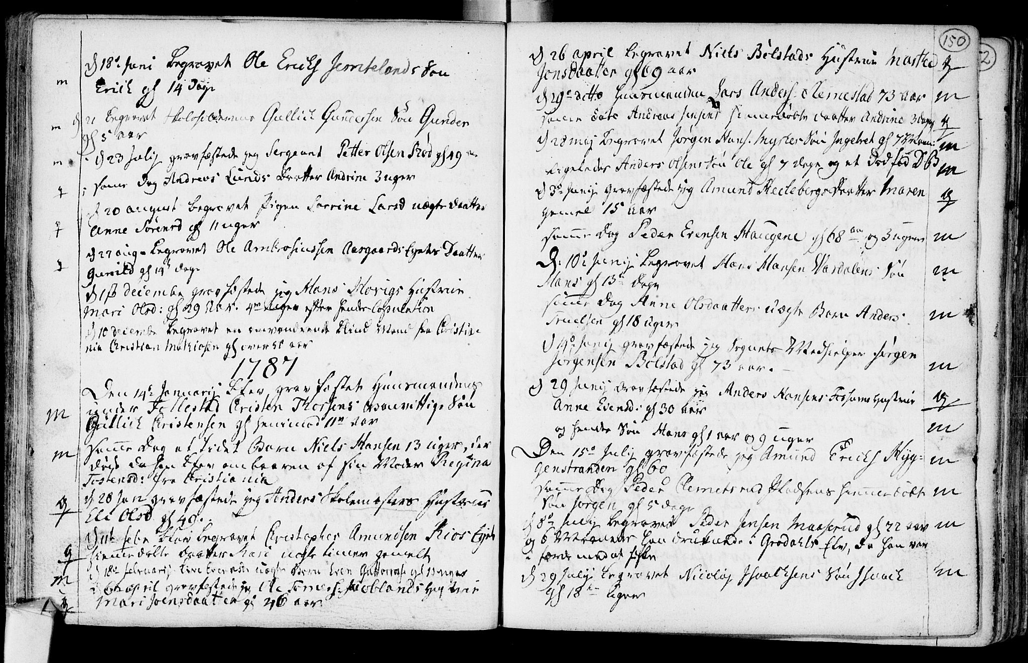 Røyken kirkebøker, AV/SAKO-A-241/F/Fa/L0003: Ministerialbok nr. 3, 1782-1813, s. 150