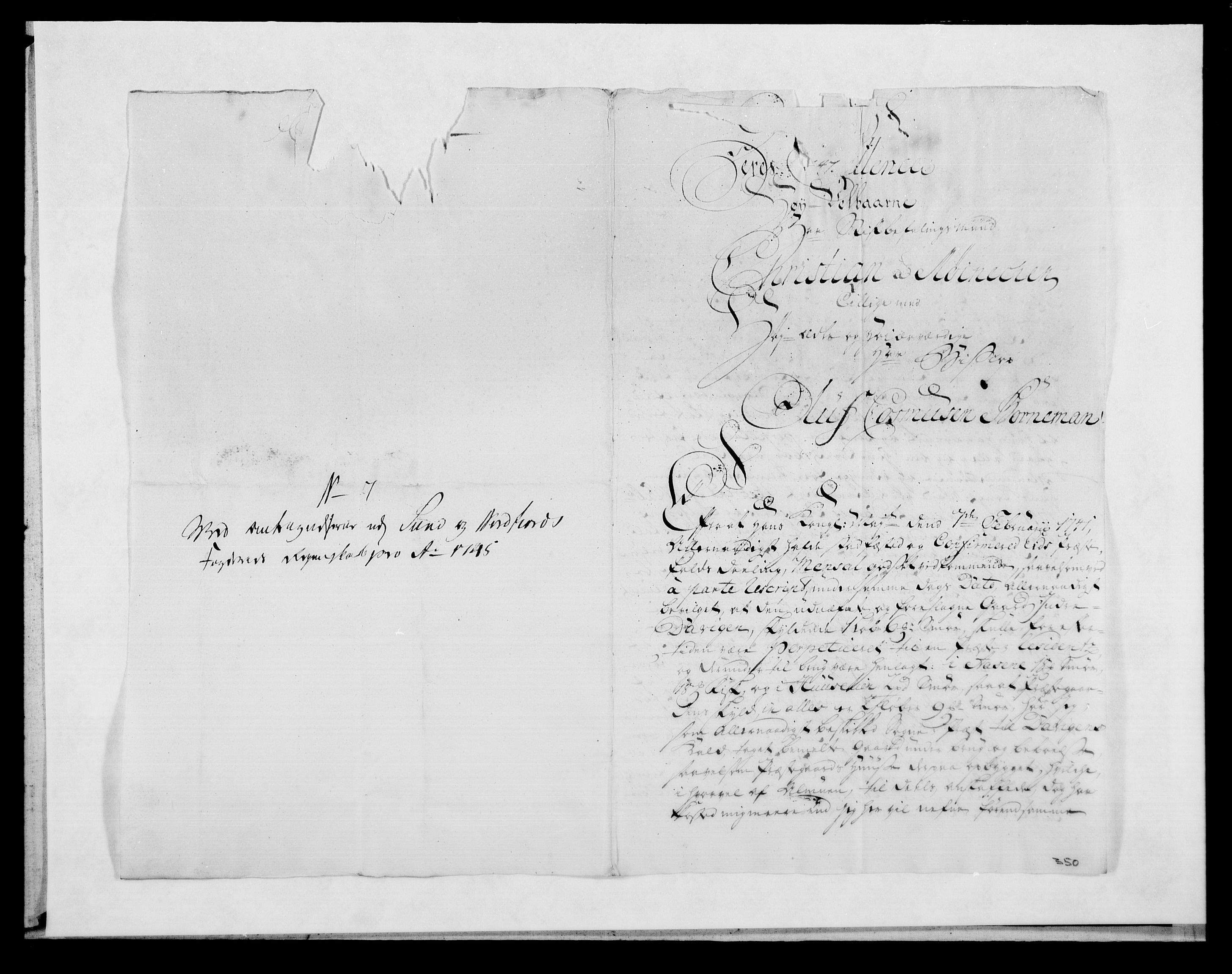 Rentekammeret inntil 1814, Reviderte regnskaper, Fogderegnskap, AV/RA-EA-4092/R53/L3471: Fogderegnskap Sunn- og Nordfjord, 1745, s. 358