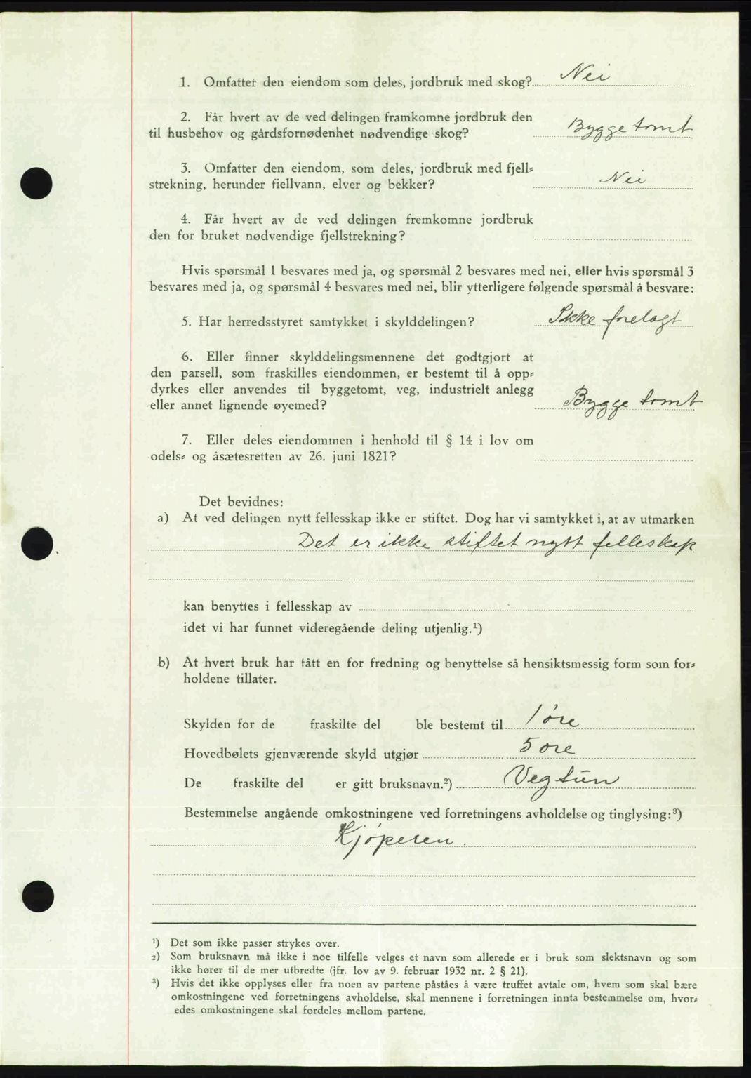 Romsdal sorenskriveri, AV/SAT-A-4149/1/2/2C: Pantebok nr. A22, 1947-1947, Dagboknr: 439/1947