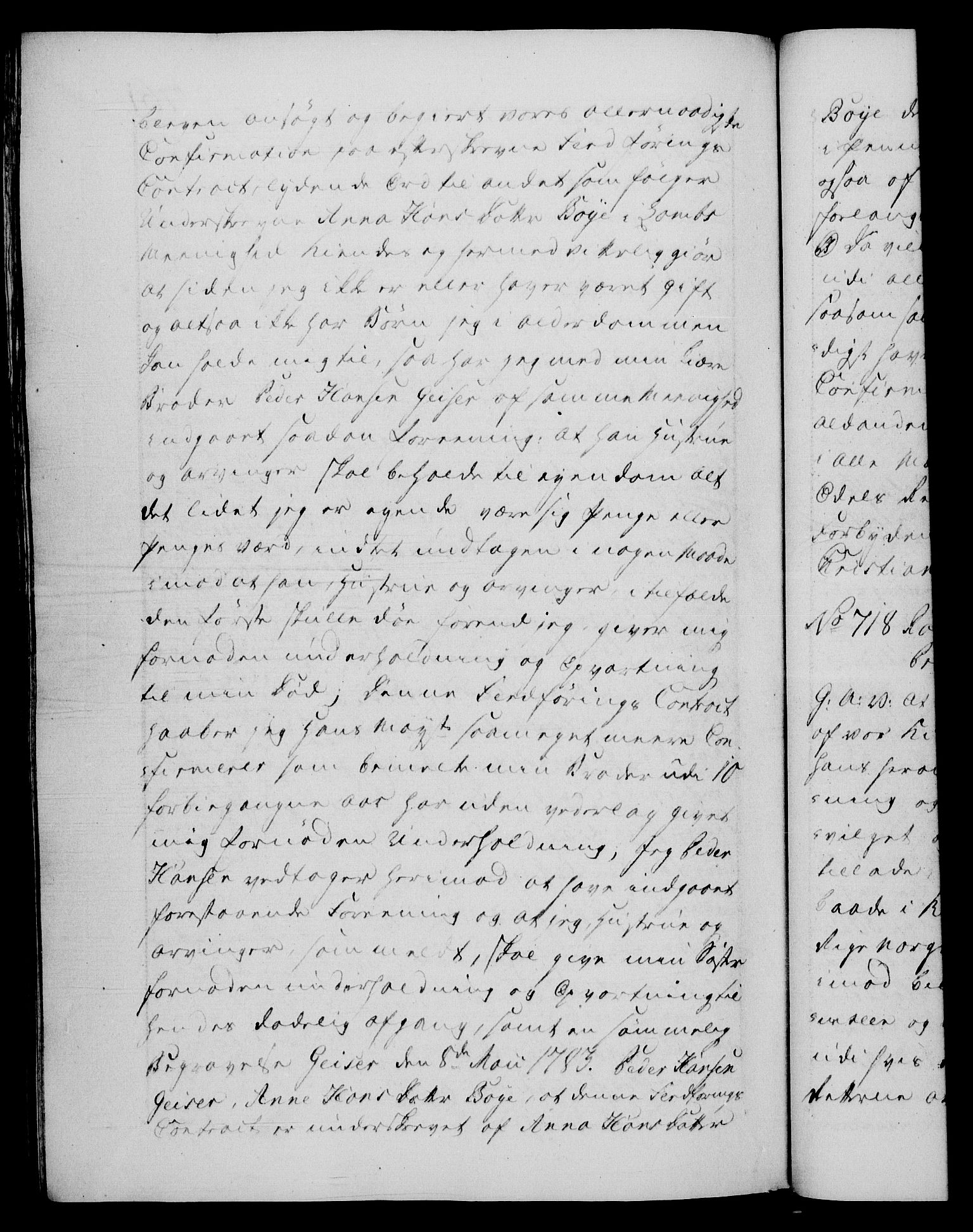 Danske Kanselli 1572-1799, RA/EA-3023/F/Fc/Fca/Fcaa/L0049: Norske registre, 1782-1783, s. 761b