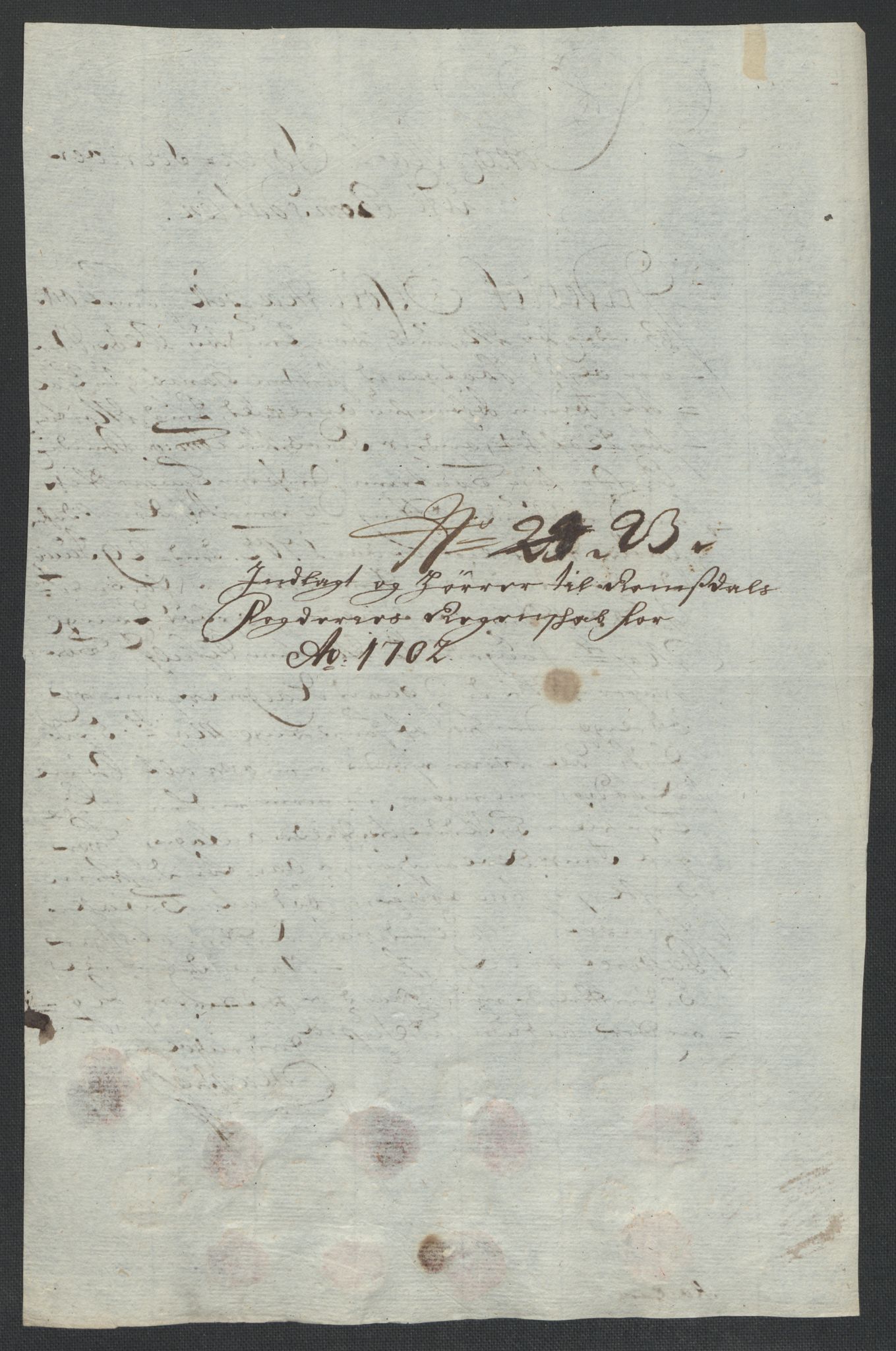 Rentekammeret inntil 1814, Reviderte regnskaper, Fogderegnskap, RA/EA-4092/R55/L3655: Fogderegnskap Romsdal, 1701-1702, s. 317