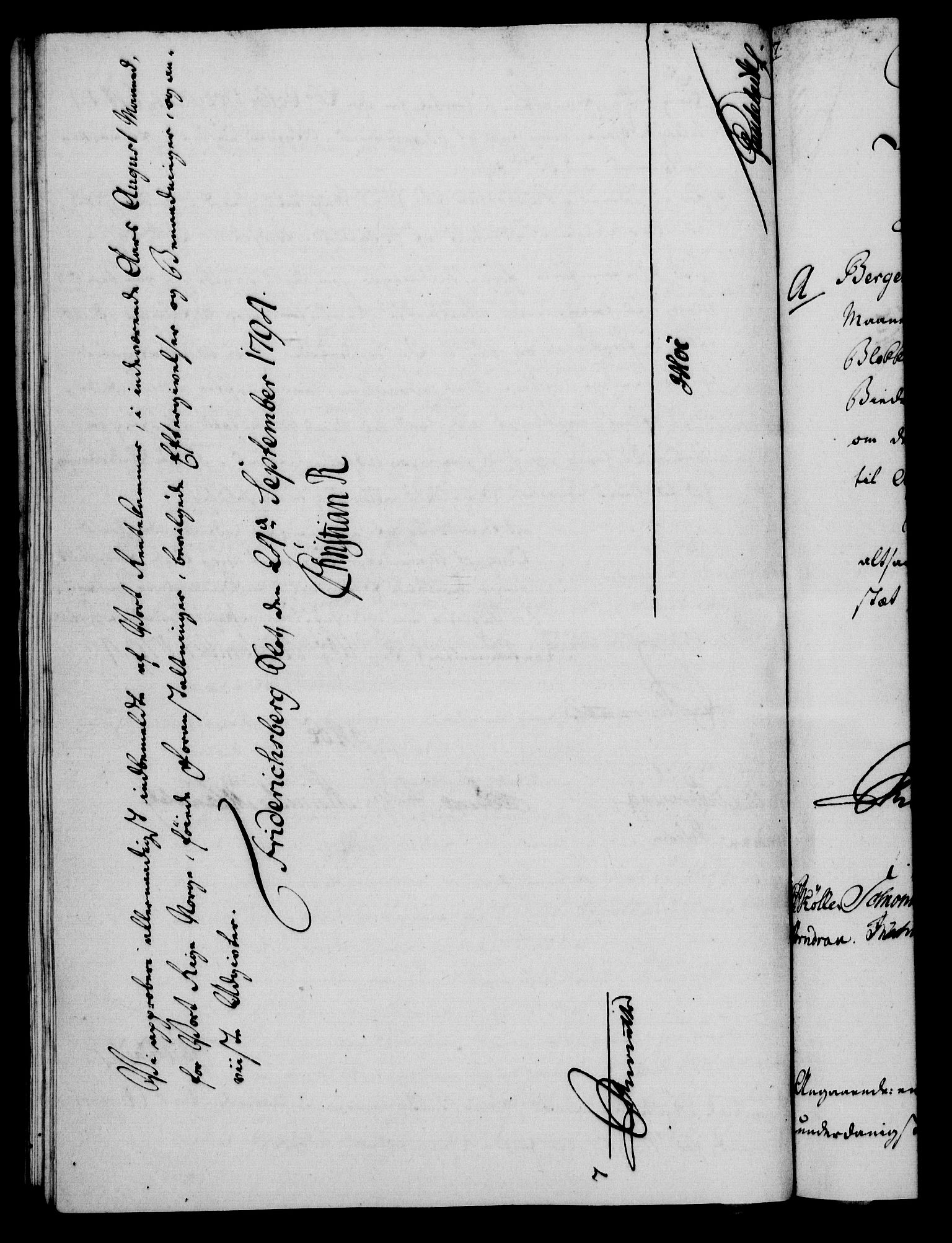 Rentekammeret, Kammerkanselliet, RA/EA-3111/G/Gf/Gfa/L0076: Norsk relasjons- og resolusjonsprotokoll (merket RK 52.76), 1794, s. 399