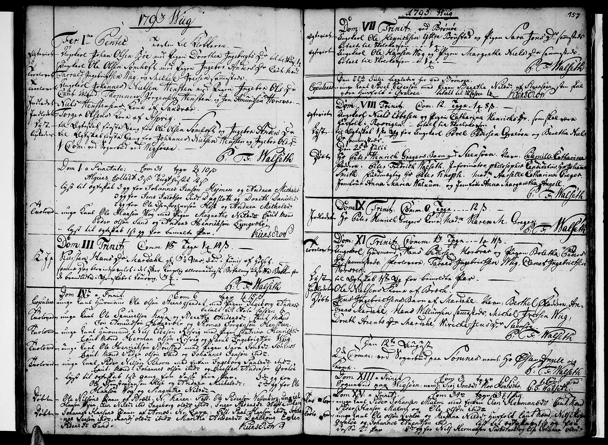 Ministerialprotokoller, klokkerbøker og fødselsregistre - Nordland, AV/SAT-A-1459/812/L0173: Ministerialbok nr. 812A02, 1752-1800, s. 157