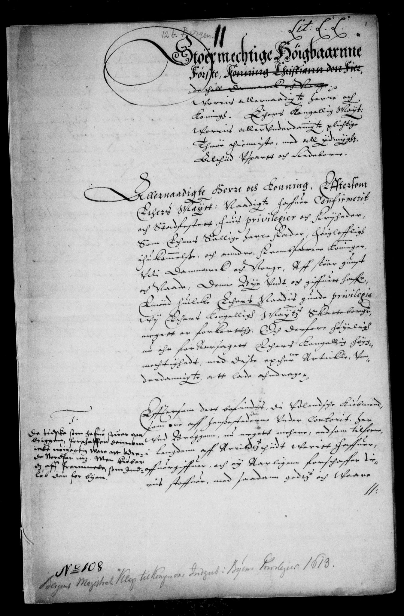 Danske Kanselli, Skapsaker, AV/RA-EA-4061/F/L0055: Skap 14, pakke 18A-18B, litra Ø, 1607-1704, s. 222