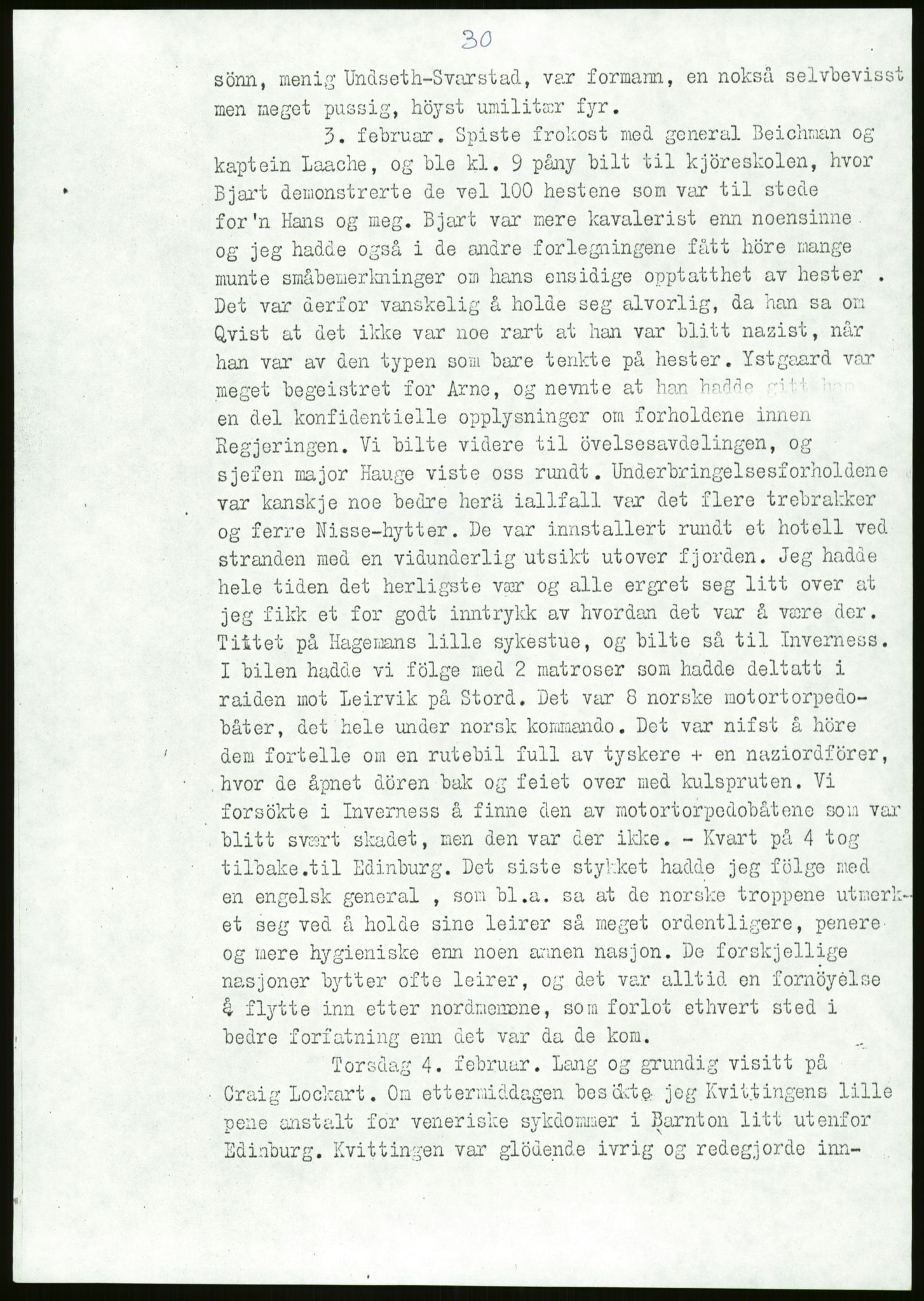 Ustvedt, Hans Jacob / Ustvedt familien, AV/RA-PA-1248/H/L0047/0002: Dagbøker / Londondagboken, 1943, s. 30