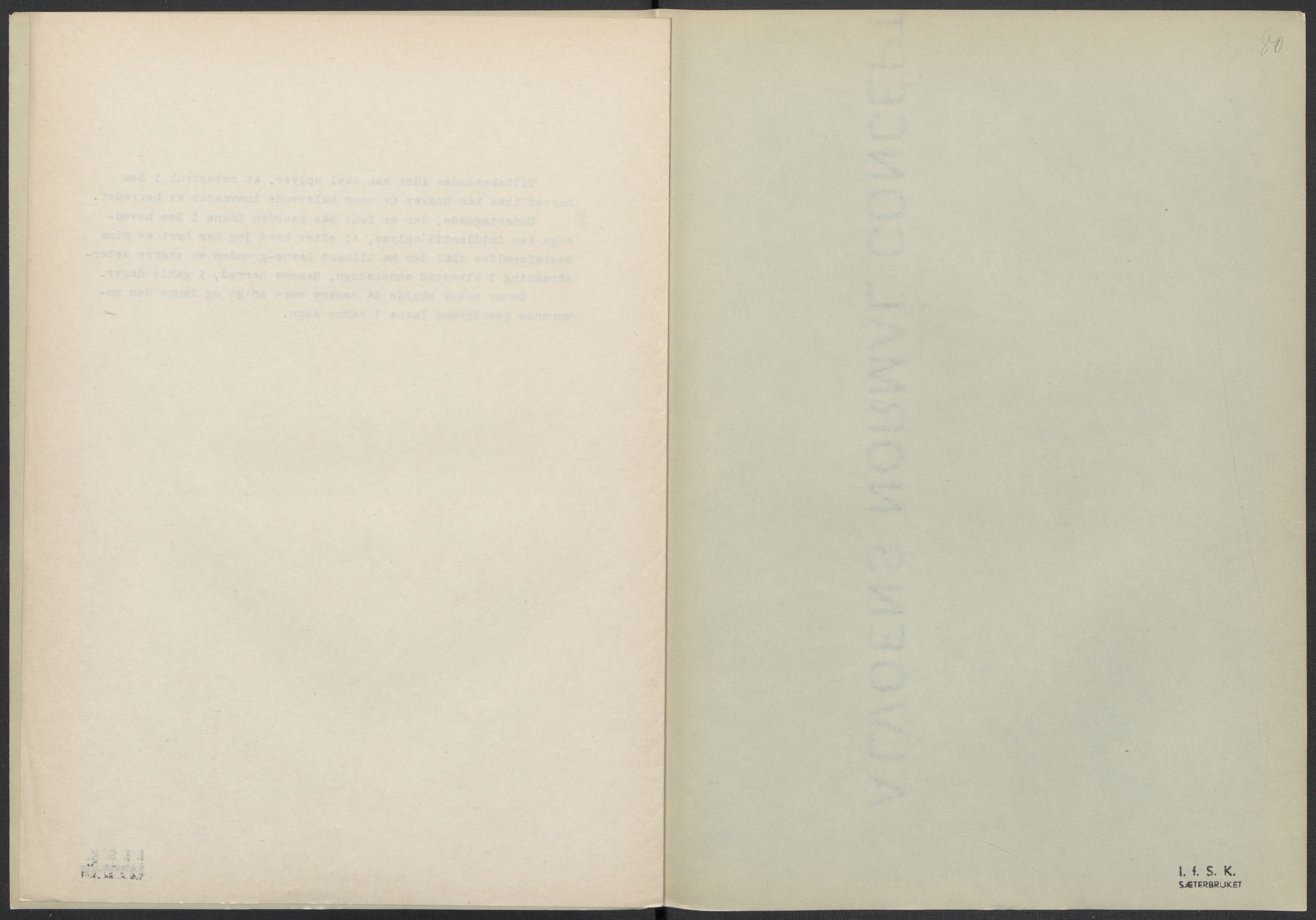 Instituttet for sammenlignende kulturforskning, AV/RA-PA-0424/F/Fc/L0006/0003: Eske B6: / Vestfold (perm XV), 1932-1935, s. 80