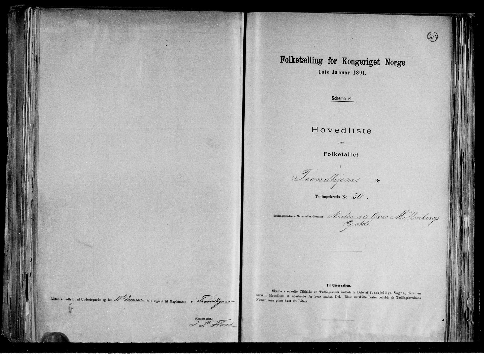 RA, Folketelling 1891 for 1601 Trondheim kjøpstad, 1891, s. 68