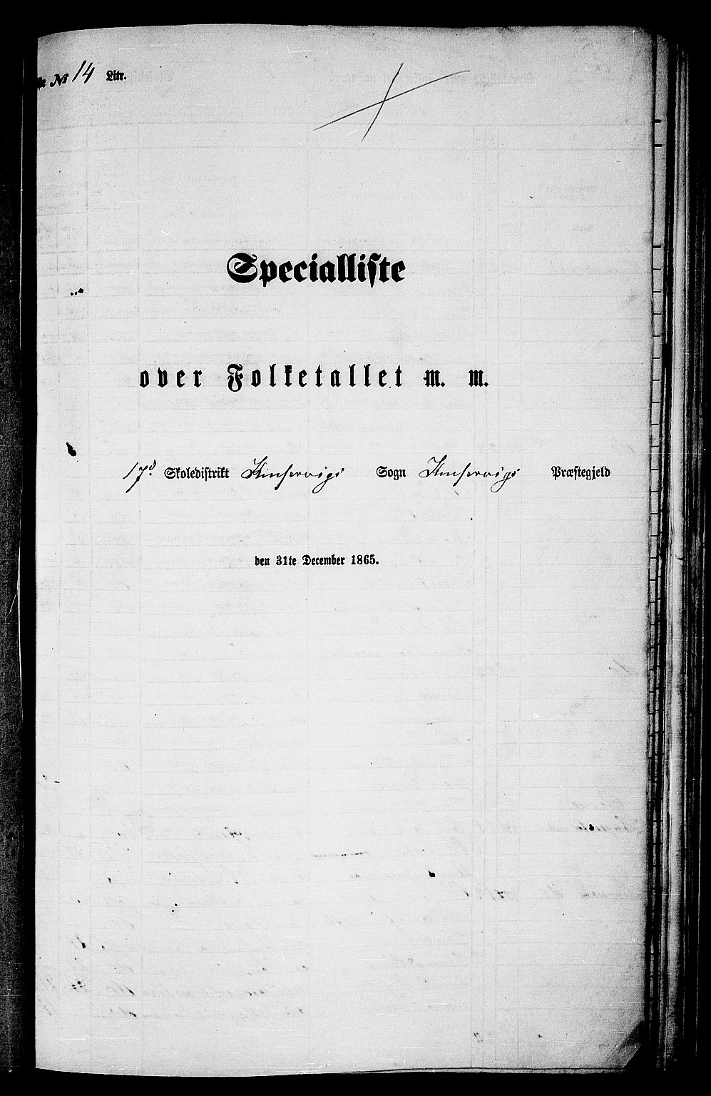RA, Folketelling 1865 for 1230P Kinsarvik prestegjeld, 1865, s. 187