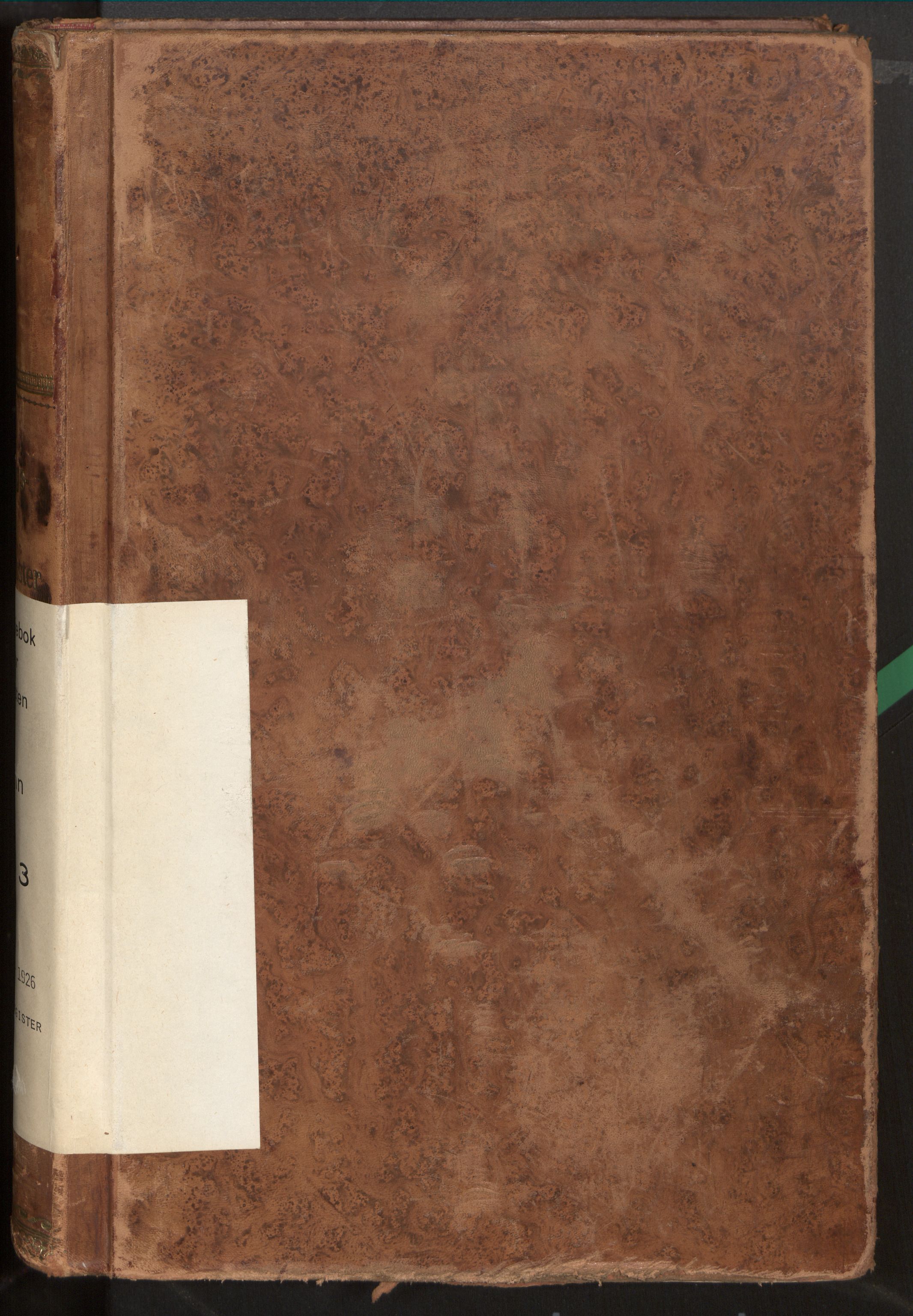 Kinn sokneprestembete, SAB/A-80801/H/Haa/Haag/L0003: Dagregister nr. G 3, 1890-1926