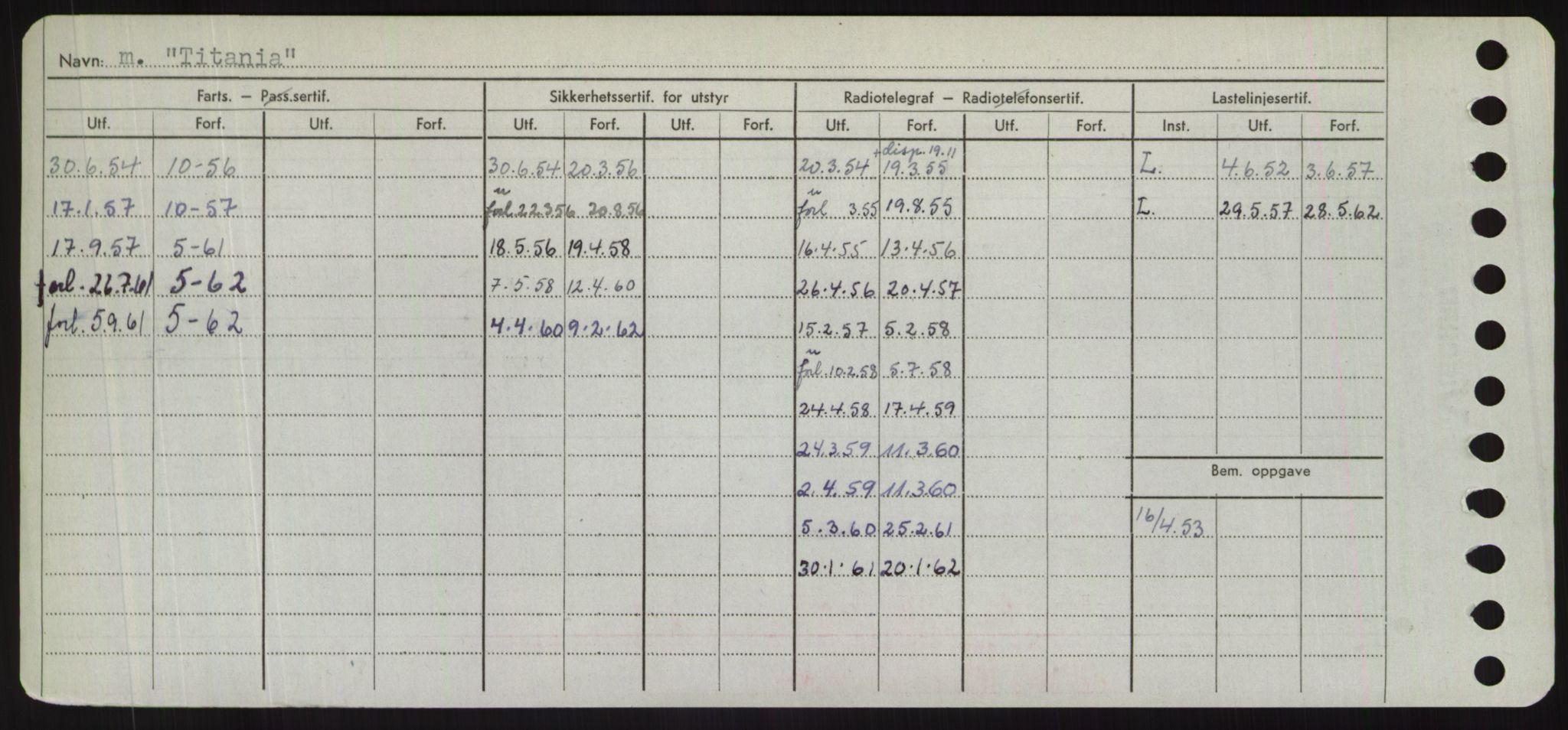 Sjøfartsdirektoratet med forløpere, Skipsmålingen, RA/S-1627/H/Hd/L0039: Fartøy, Ti-Tø, s. 82