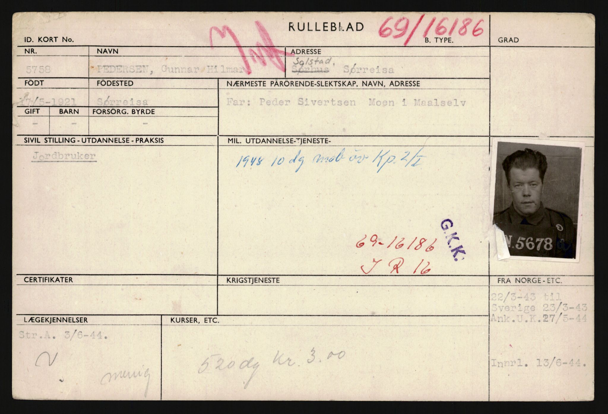 Forsvaret, Troms infanteriregiment nr. 16, AV/RA-RAFA-3146/P/Pa/L0024/0003: Rulleblad / Rulleblad for regimentets menige mannskaper, årsklasse 1942, 1942, s. 224