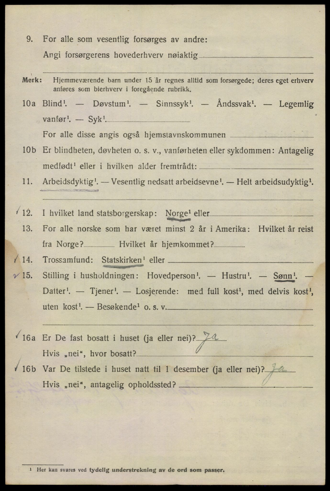 SAO, Folketelling 1920 for 0301 Kristiania kjøpstad, 1920, s. 141480