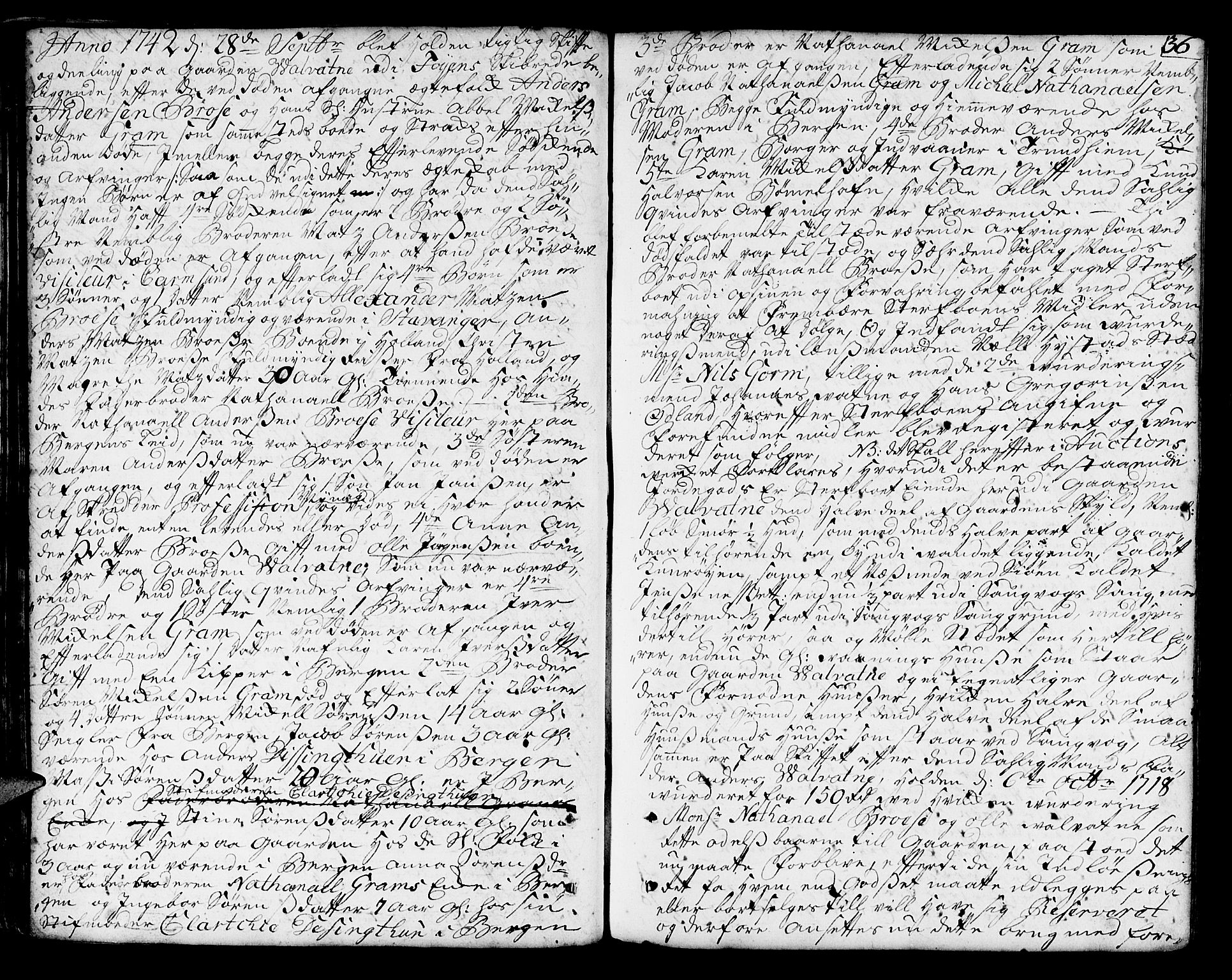 Sunnhordland sorenskrivar, SAB/A-2401/1/H/Ha/Haa/L0006: Skifteprotokollar. Register på lesesal. Fol. 1061- ut, 1743-1749, s. 35b-36a