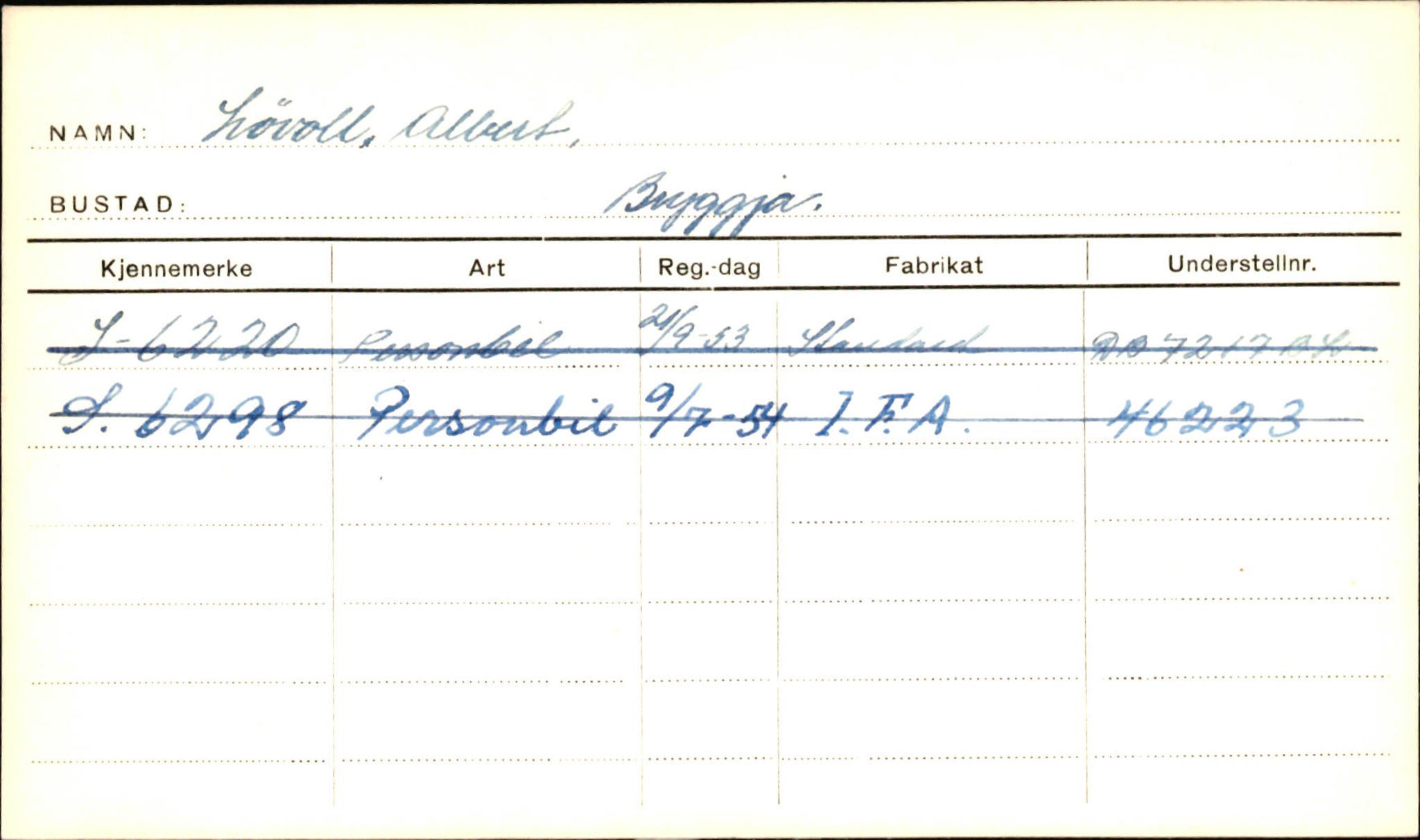 Statens vegvesen, Sogn og Fjordane vegkontor, AV/SAB-A-5301/4/F/L0001B: Eigarregister Fjordane til 1.6.1961, 1930-1961, s. 761