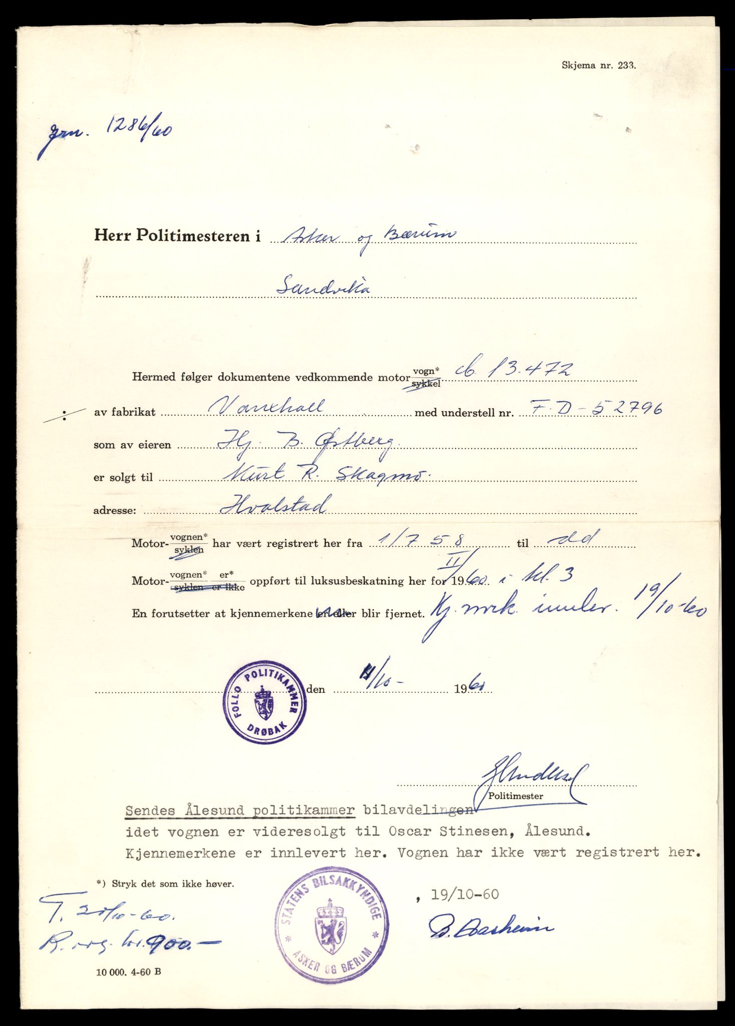 Møre og Romsdal vegkontor - Ålesund trafikkstasjon, AV/SAT-A-4099/F/Fe/L0018: Registreringskort for kjøretøy T 10091 - T 10227, 1927-1998, s. 3063