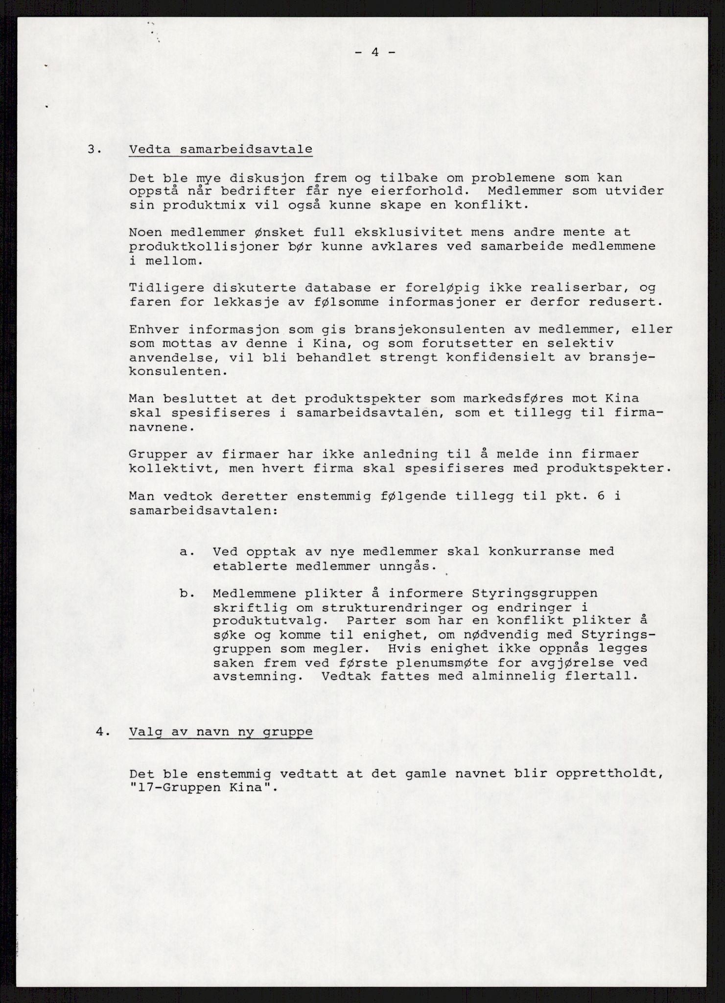 "17-Gruppen Kina", AV/RA-PA-1688/A/L0001: Møtereferater, 1979-1986, s. 257