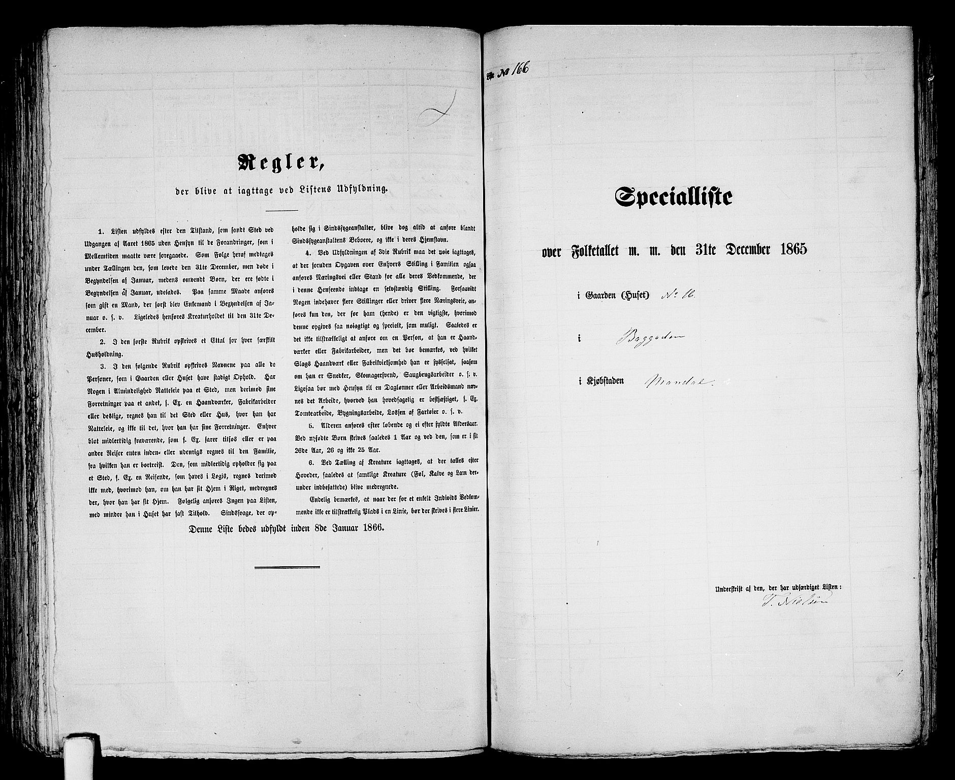 RA, Folketelling 1865 for 1002B Mandal prestegjeld, Mandal ladested, 1865, s. 334