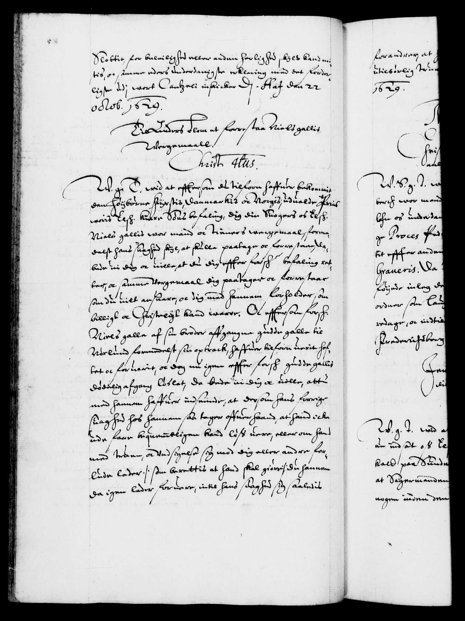 Danske Kanselli 1572-1799, AV/RA-EA-3023/F/Fc/Fca/Fcab/L0005: Norske tegnelser (mikrofilm), 1628-1633, s. 82b