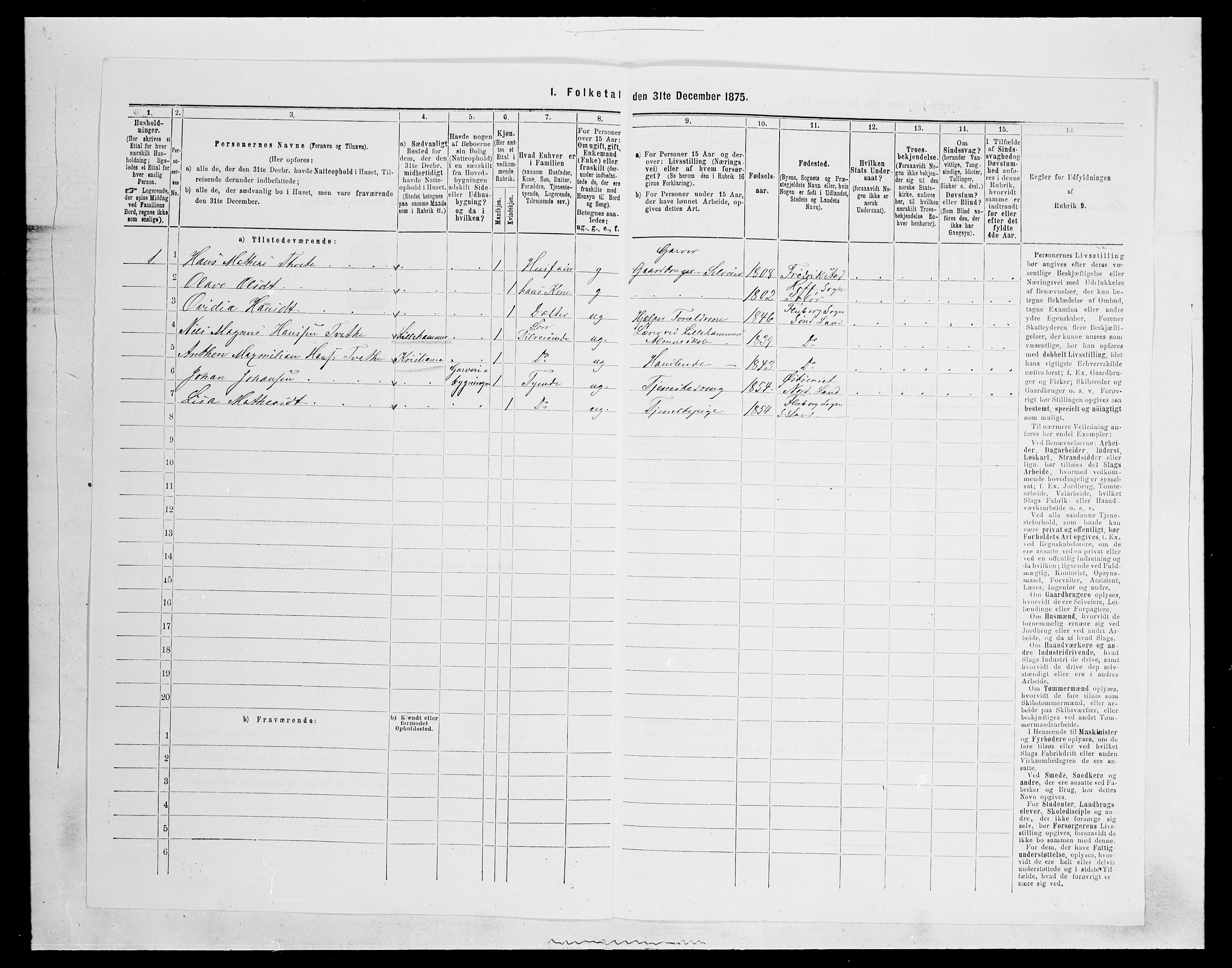 SAH, Folketelling 1875 for 0536P Søndre Land prestegjeld, 1875, s. 501