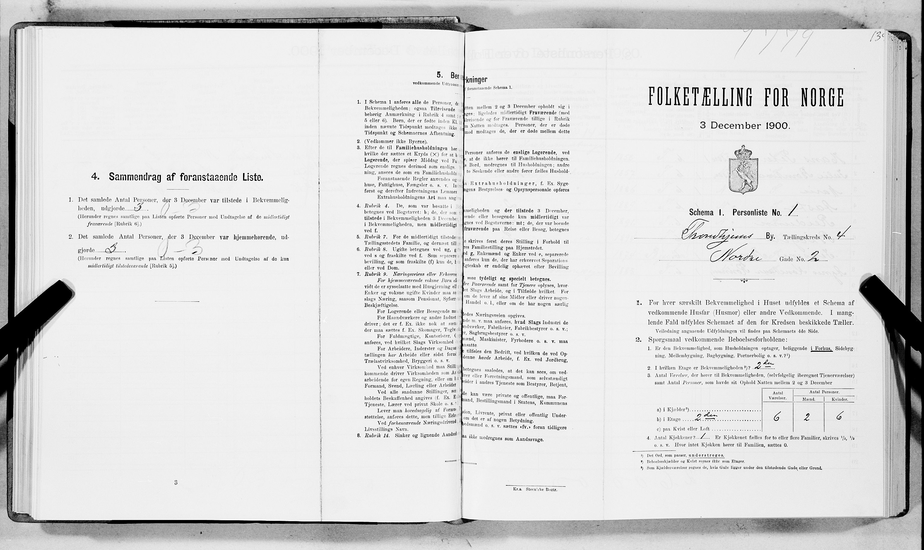 SAT, Folketelling 1900 for 1601 Trondheim kjøpstad, 1900, s. 719