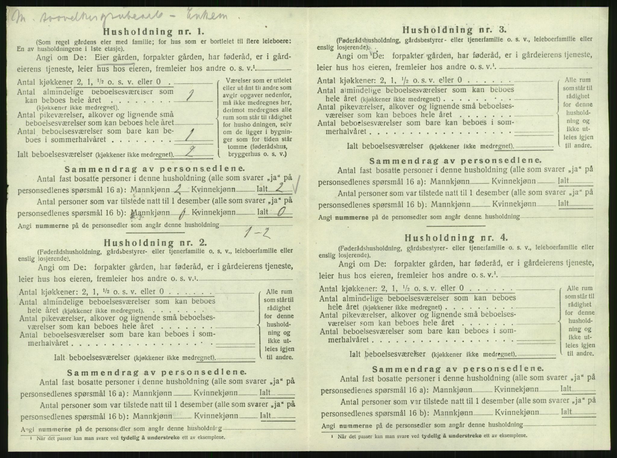 SAT, Folketelling 1920 for 1833 Mo herred, 1920, s. 177