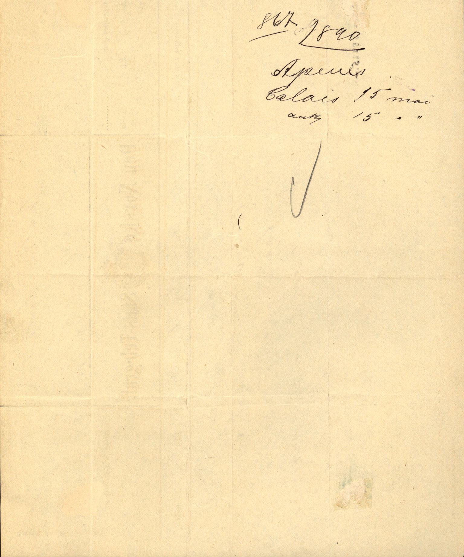 Pa 63 - Østlandske skibsassuranceforening, VEMU/A-1079/G/Ga/L0025/0004: Havaridokumenter / Imanuel, Hefhi, Guldregn, Haabet, Harald, Windsor, 1890, s. 91