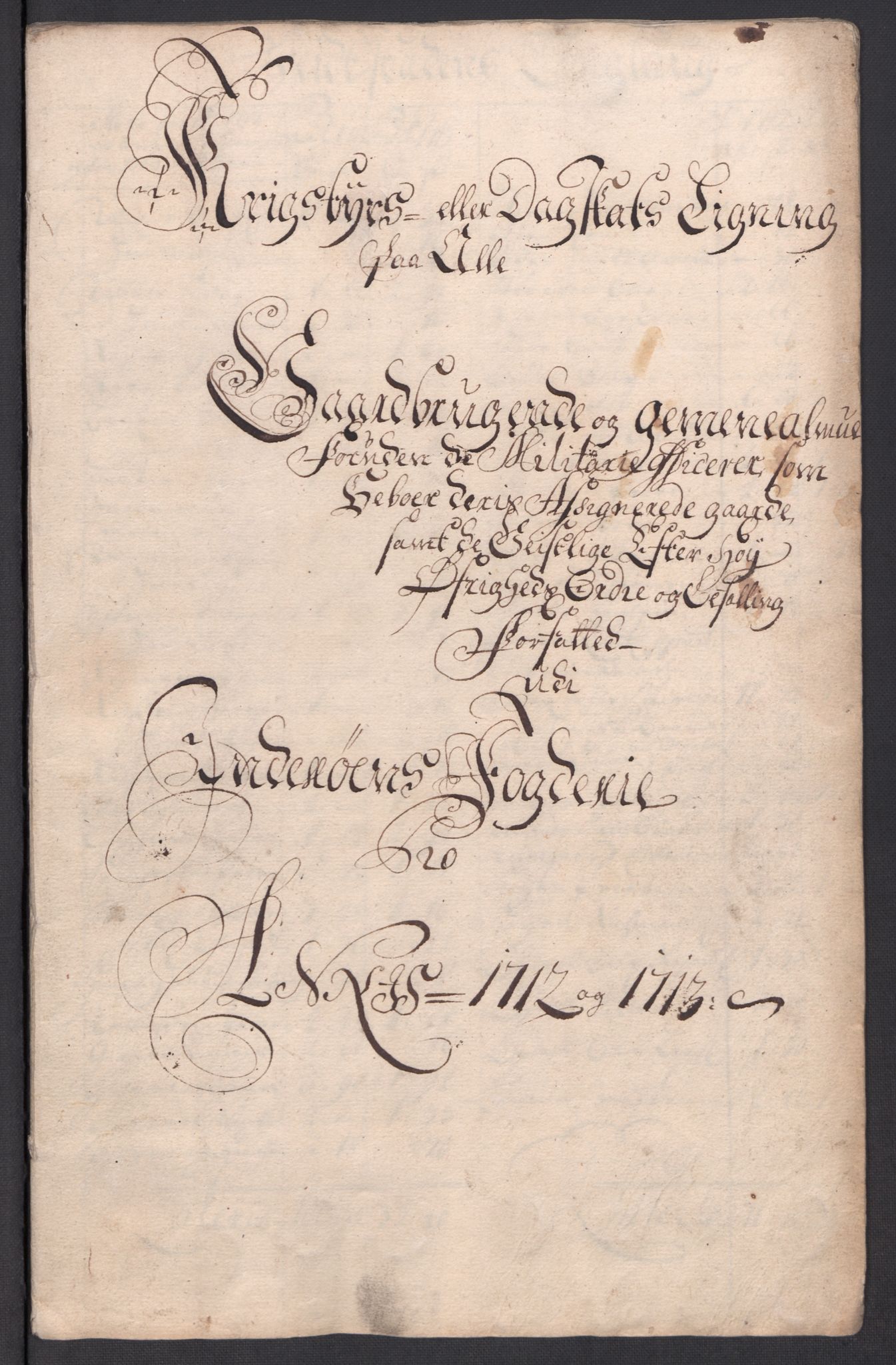 Rentekammeret inntil 1814, Reviderte regnskaper, Fogderegnskap, RA/EA-4092/R63/L4321: Fogderegnskap Inderøy, 1713, s. 257