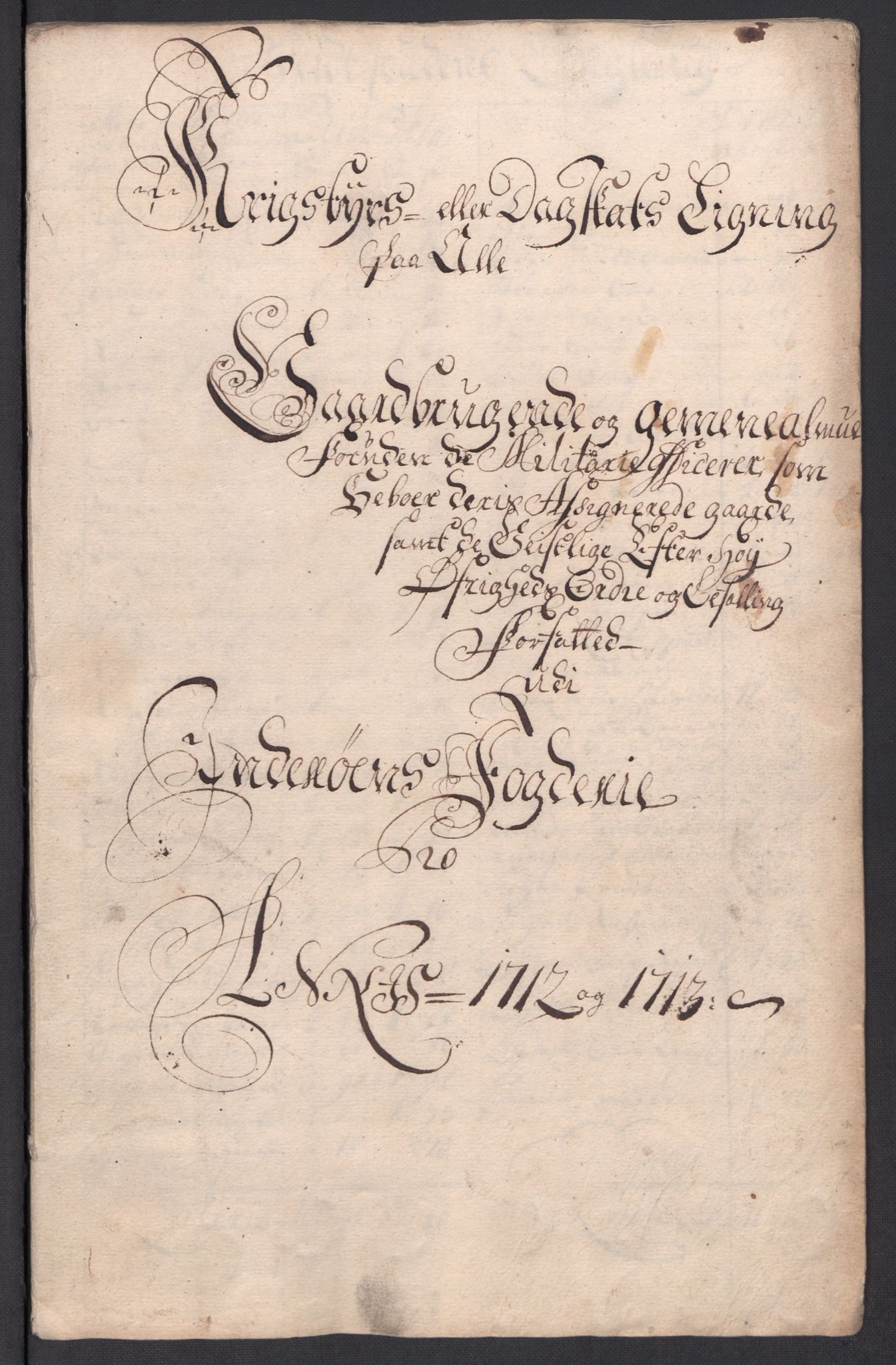 Rentekammeret inntil 1814, Reviderte regnskaper, Fogderegnskap, AV/RA-EA-4092/R63/L4321: Fogderegnskap Inderøy, 1713, s. 257