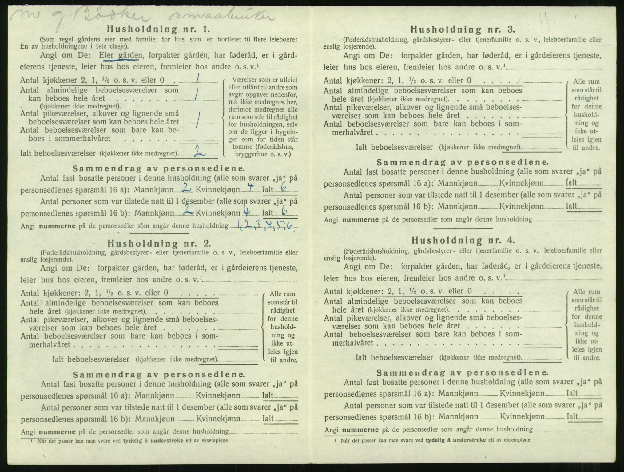 SAT, Folketelling 1920 for 1543 Nesset herred, 1920, s. 137