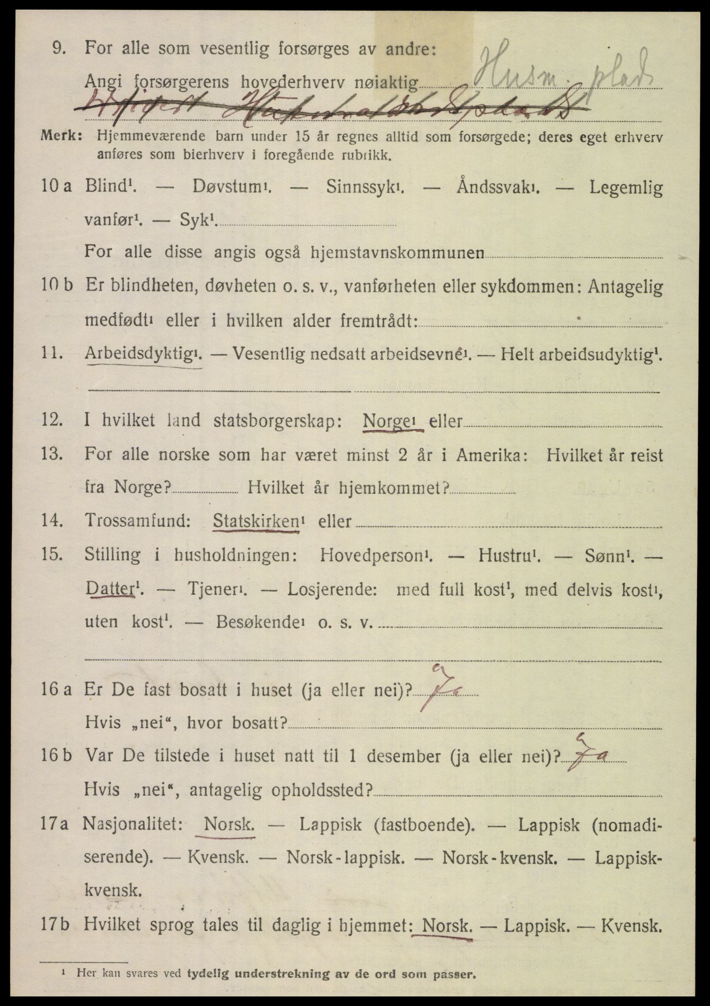 SAT, Folketelling 1920 for 1846 Nordfold herred, 1920, s. 1084