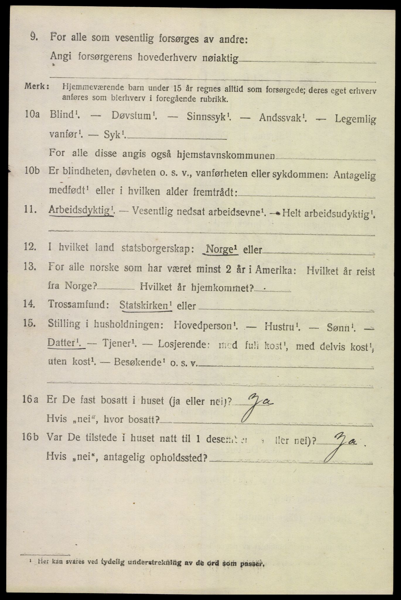 SAK, Folketelling 1920 for 1028 Vigmostad herred, 1920, s. 822