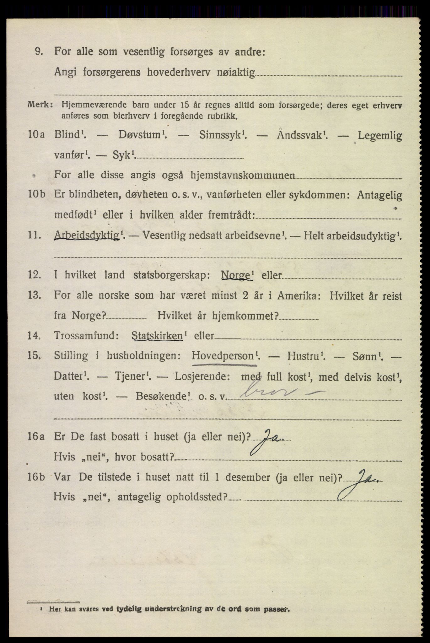 SAH, Folketelling 1920 for 0522 Østre Gausdal herred, 1920, s. 1911