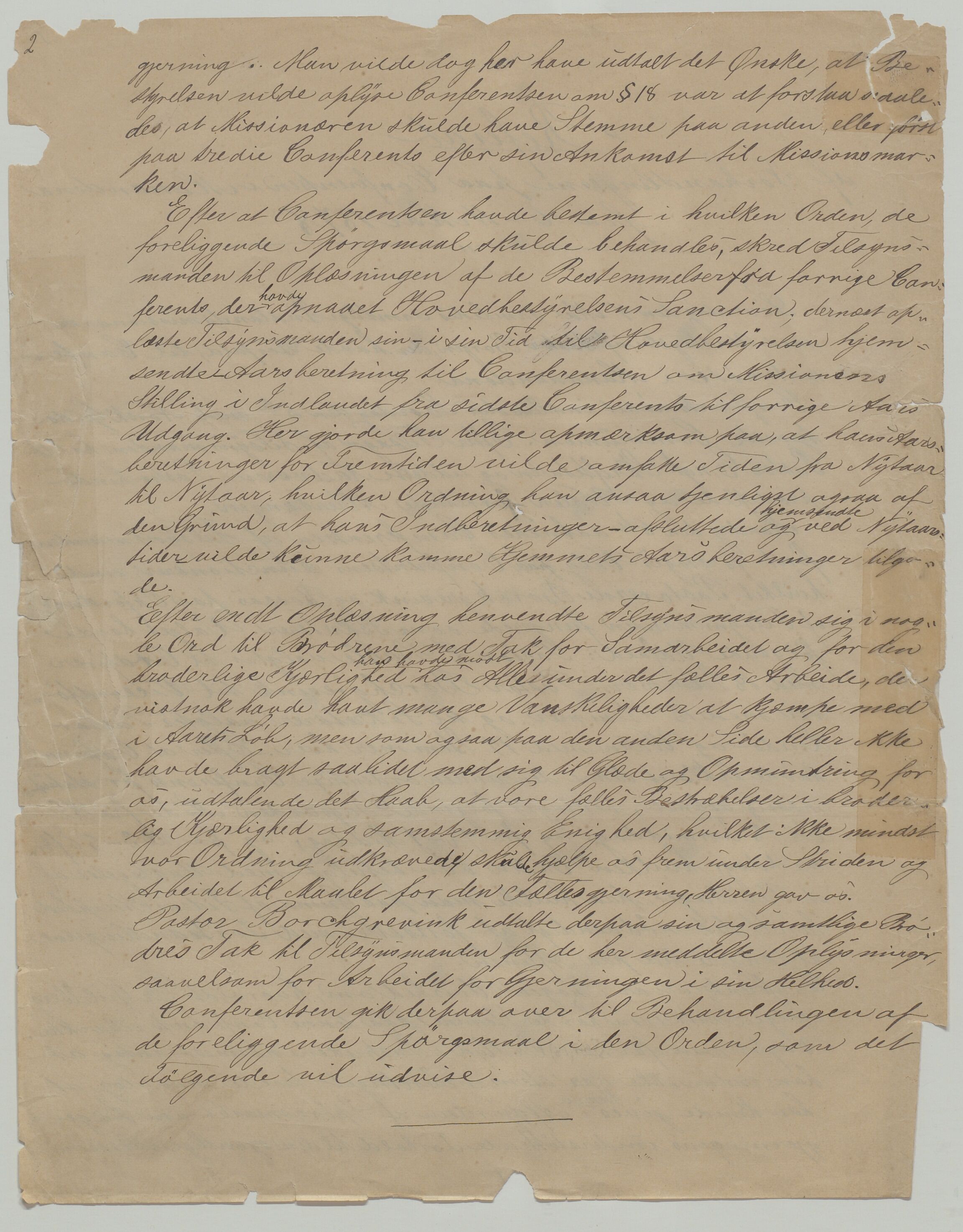 Det Norske Misjonsselskap - hovedadministrasjonen, VID/MA-A-1045/D/Da/Daa/L0035/0005: Konferansereferat og årsberetninger / Konferansereferat fra Madagaskar Innland., 1878, s. 2