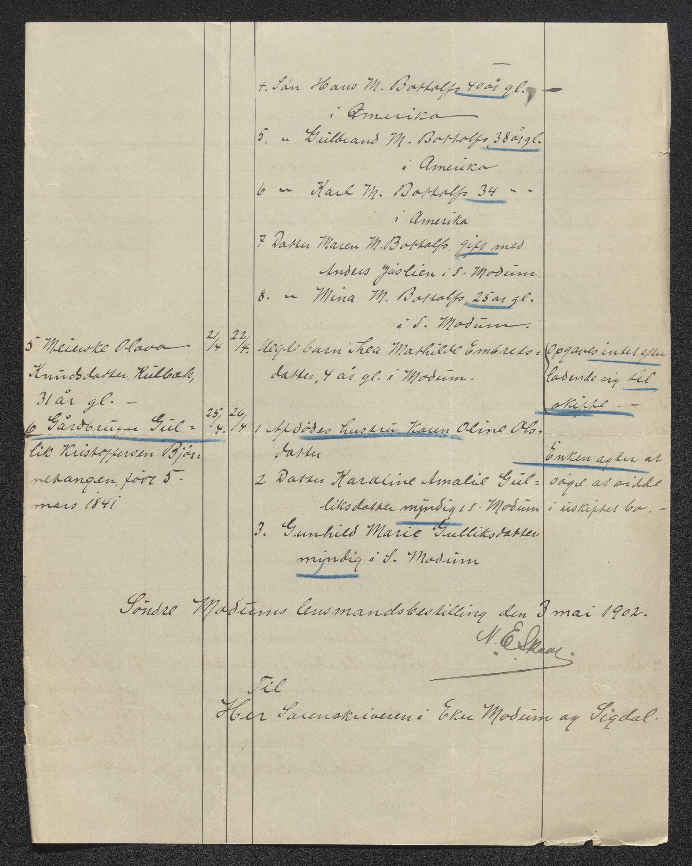 Eiker, Modum og Sigdal sorenskriveri, AV/SAKO-A-123/H/Ha/Hab/L0029: Dødsfallsmeldinger, 1902, s. 198