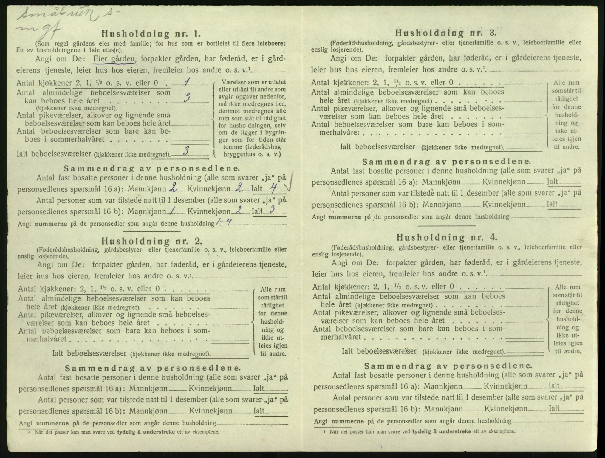 SAK, Folketelling 1920 for 0919 Froland herred, 1920, s. 332