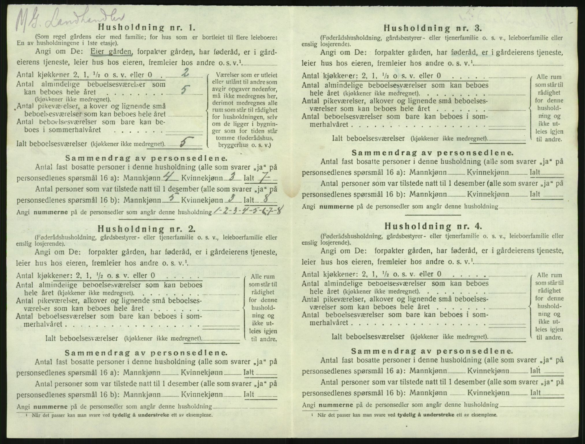 SAKO, Folketelling 1920 for 0726 Brunlanes herred, 1920, s. 1266