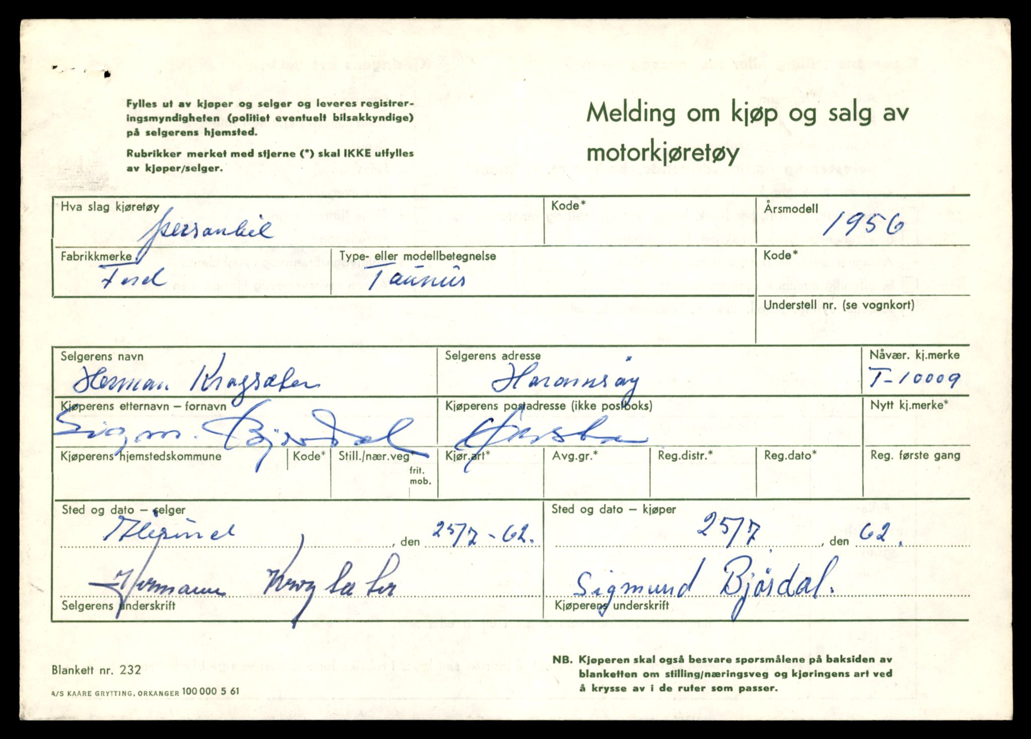 Møre og Romsdal vegkontor - Ålesund trafikkstasjon, AV/SAT-A-4099/F/Fe/L0017: Registreringskort for kjøretøy T 1985 - T 10090, 1927-1998, s. 1361