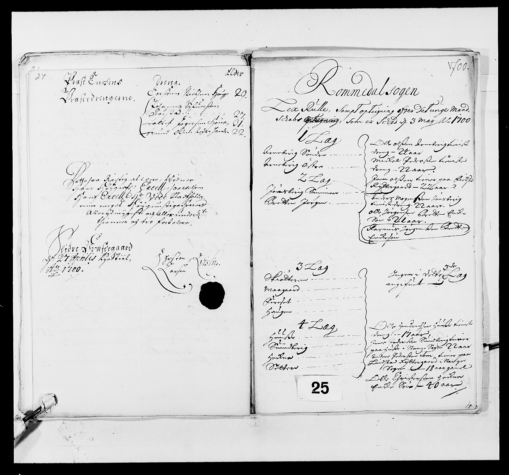 Kommanderende general (KG I) med Det norske krigsdirektorium, AV/RA-EA-5419/E/Ea/L0501: Opplandske regiment, 1699-1700, s. 222