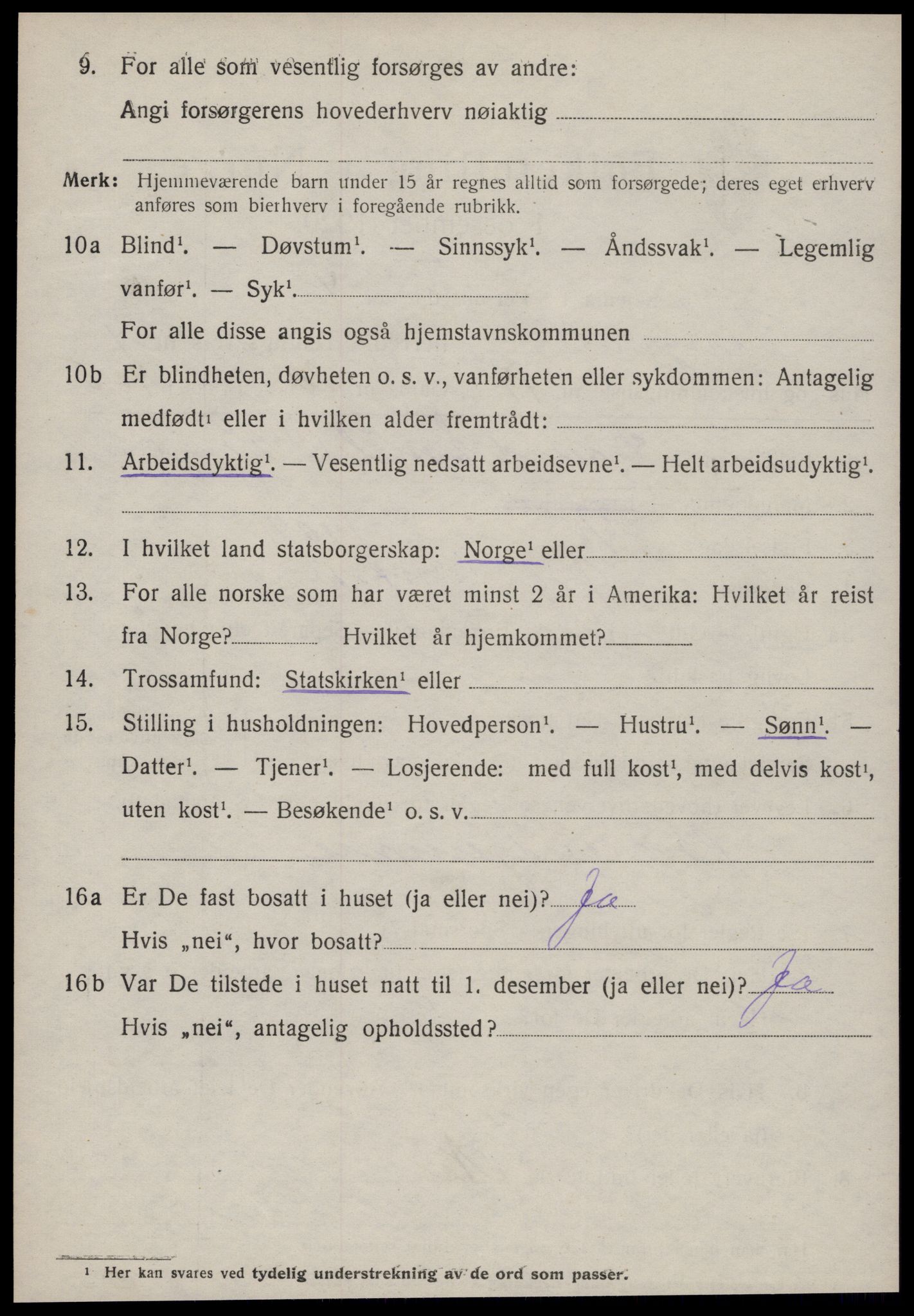 SAT, Folketelling 1920 for 1560 Tingvoll herred, 1920, s. 2005