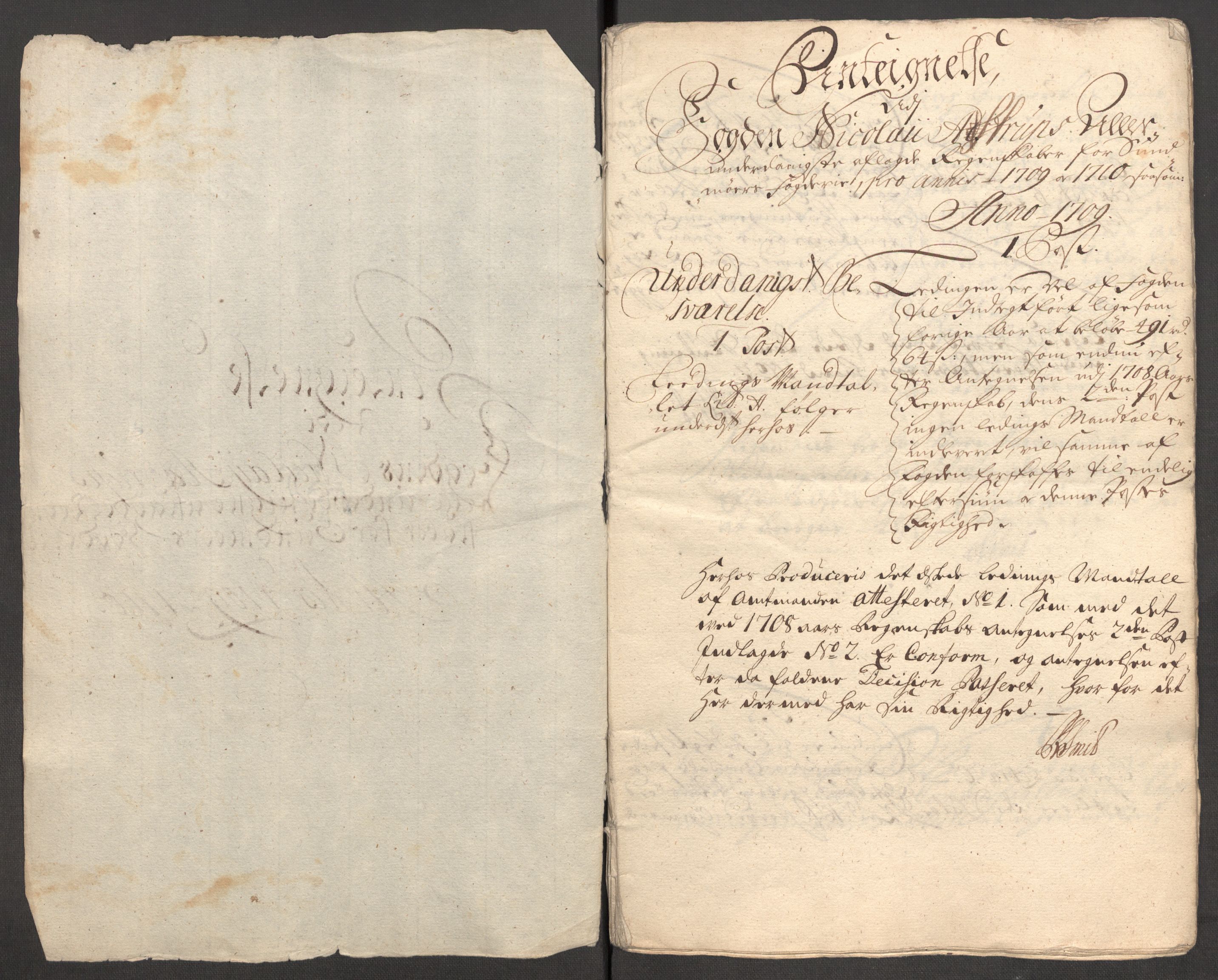 Rentekammeret inntil 1814, Reviderte regnskaper, Fogderegnskap, AV/RA-EA-4092/R54/L3563: Fogderegnskap Sunnmøre, 1710, s. 154