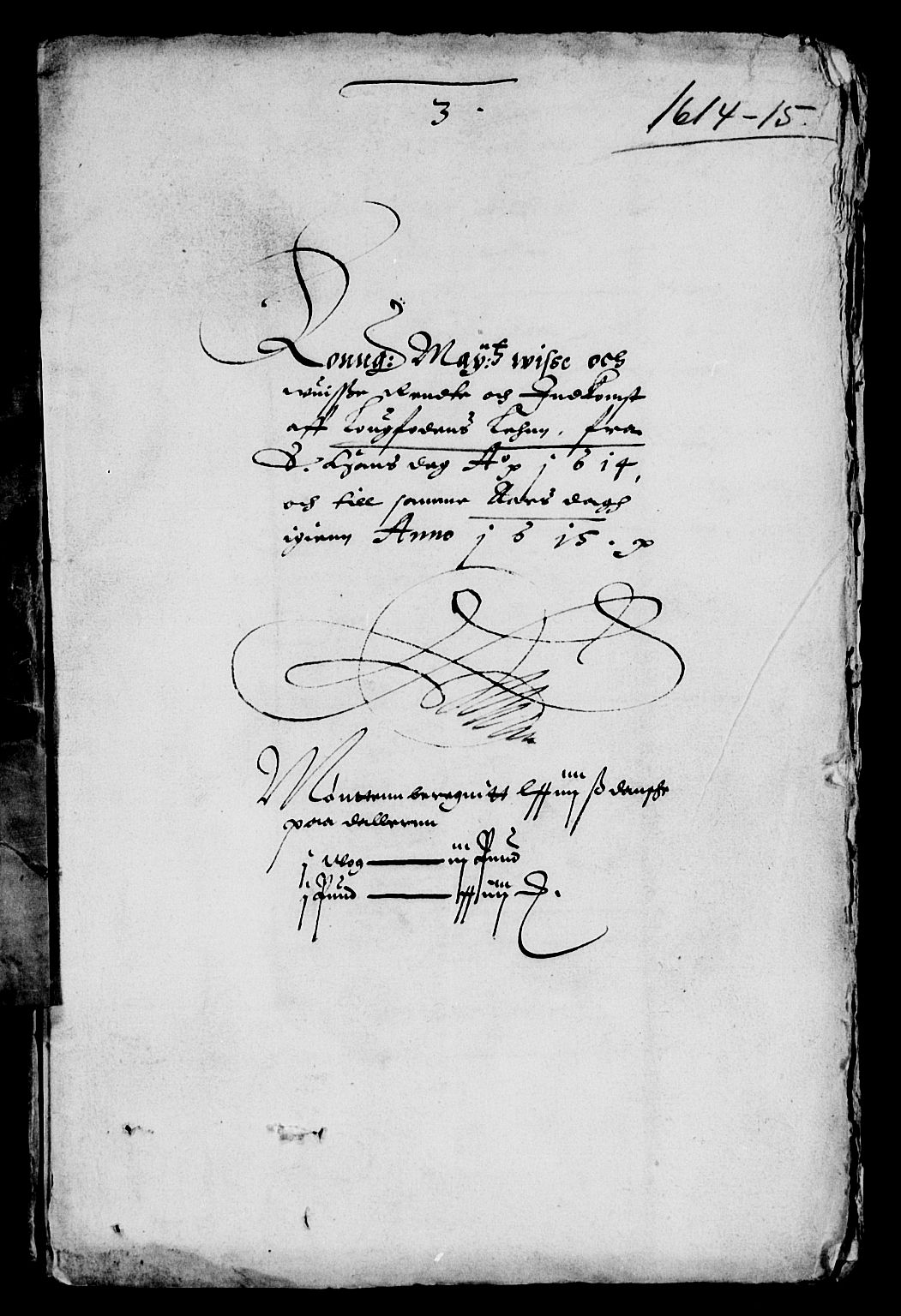 Rentekammeret inntil 1814, Reviderte regnskaper, Lensregnskaper, AV/RA-EA-5023/R/Rb/Rbz/L0006: Nordlandenes len, 1614-1615