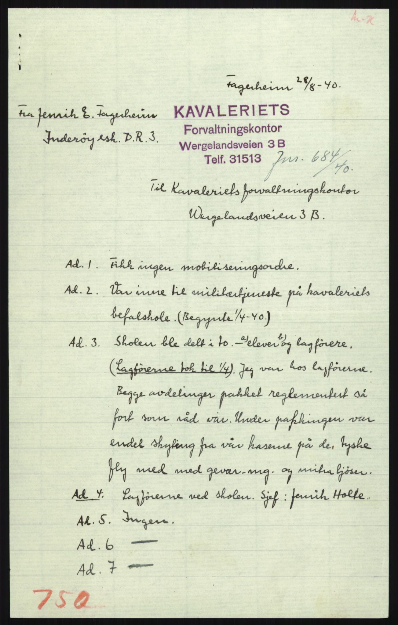 Forsvaret, Forsvarets krigshistoriske avdeling, AV/RA-RAFA-2017/Y/Yb/L0159: II-C-11-750-825  -  Kavaleriet og artilleriet, 1936-1940, s. 195