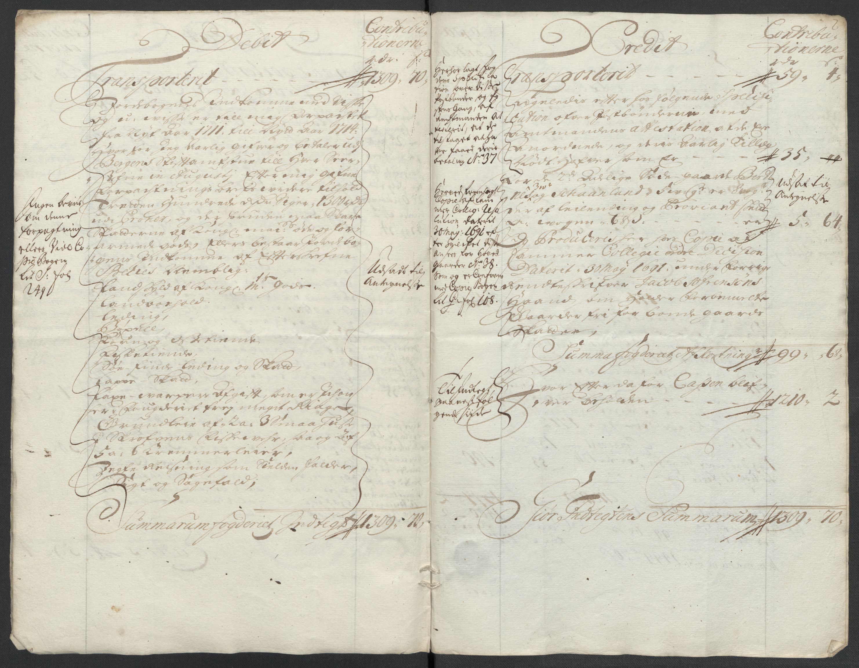 Rentekammeret inntil 1814, Reviderte regnskaper, Fogderegnskap, RA/EA-4092/R66/L4582: Fogderegnskap Salten, 1711-1712, s. 292