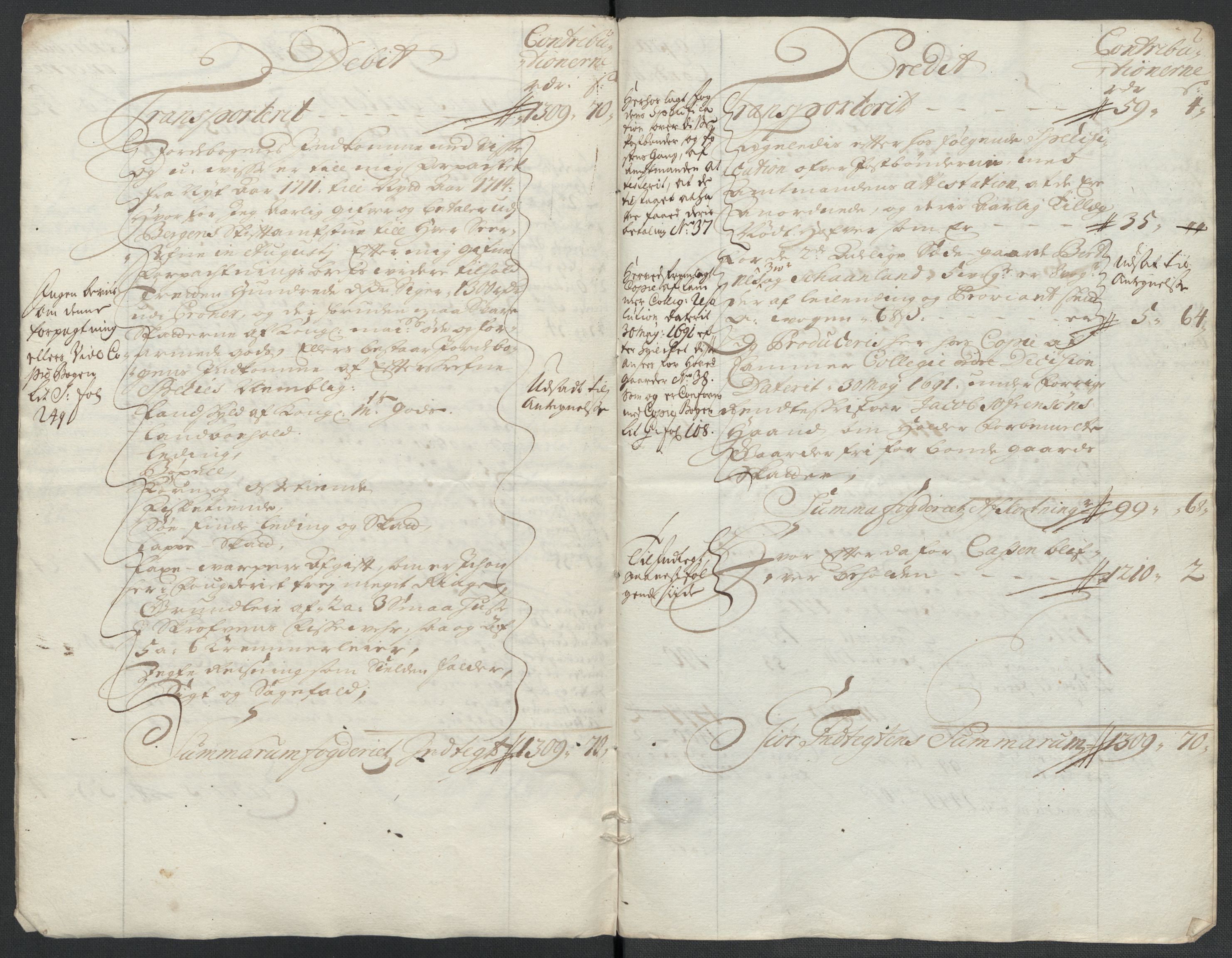Rentekammeret inntil 1814, Reviderte regnskaper, Fogderegnskap, AV/RA-EA-4092/R66/L4582: Fogderegnskap Salten, 1711-1712, s. 292