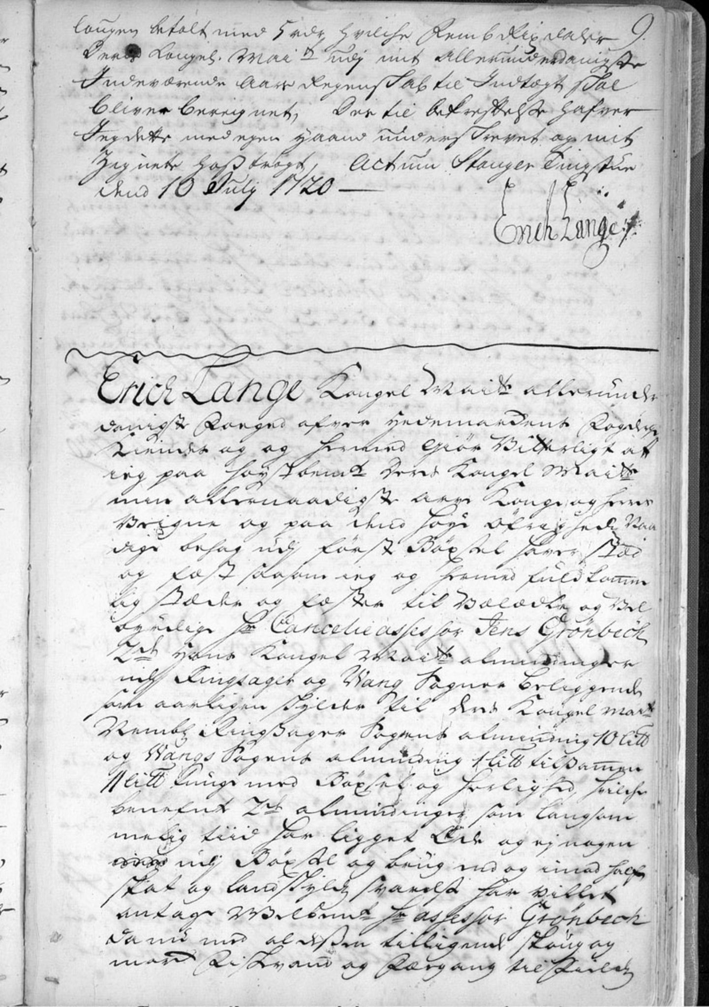 Hedemarken fogderi, AV/SAH-FOGDH-001/F/Fb/Fba/L0001: Bygselprotokoll, 1711-1797, s. 9a
