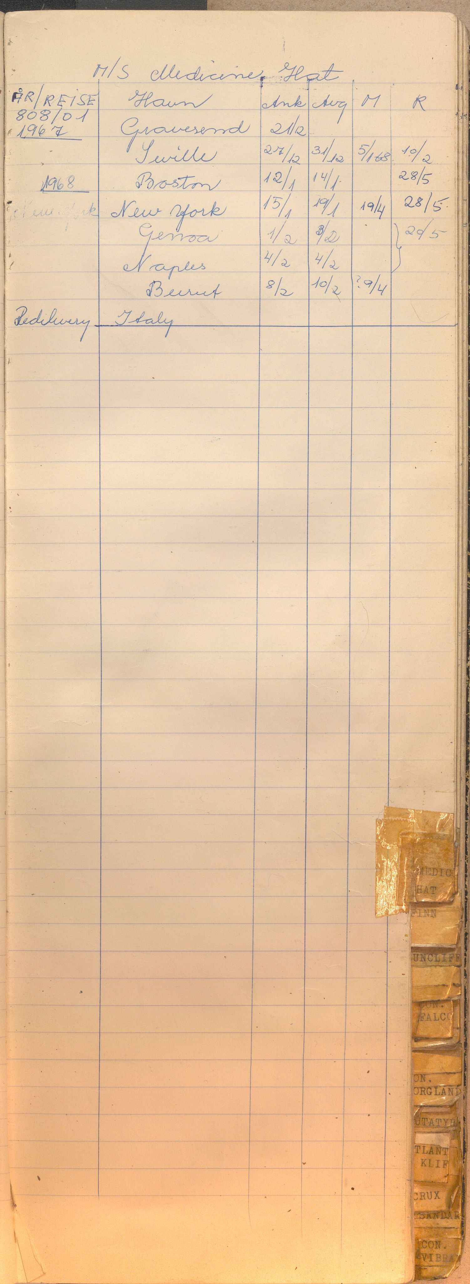 Christian Haaland, HABI/003/H/Hj, 1963-1969, s. 176