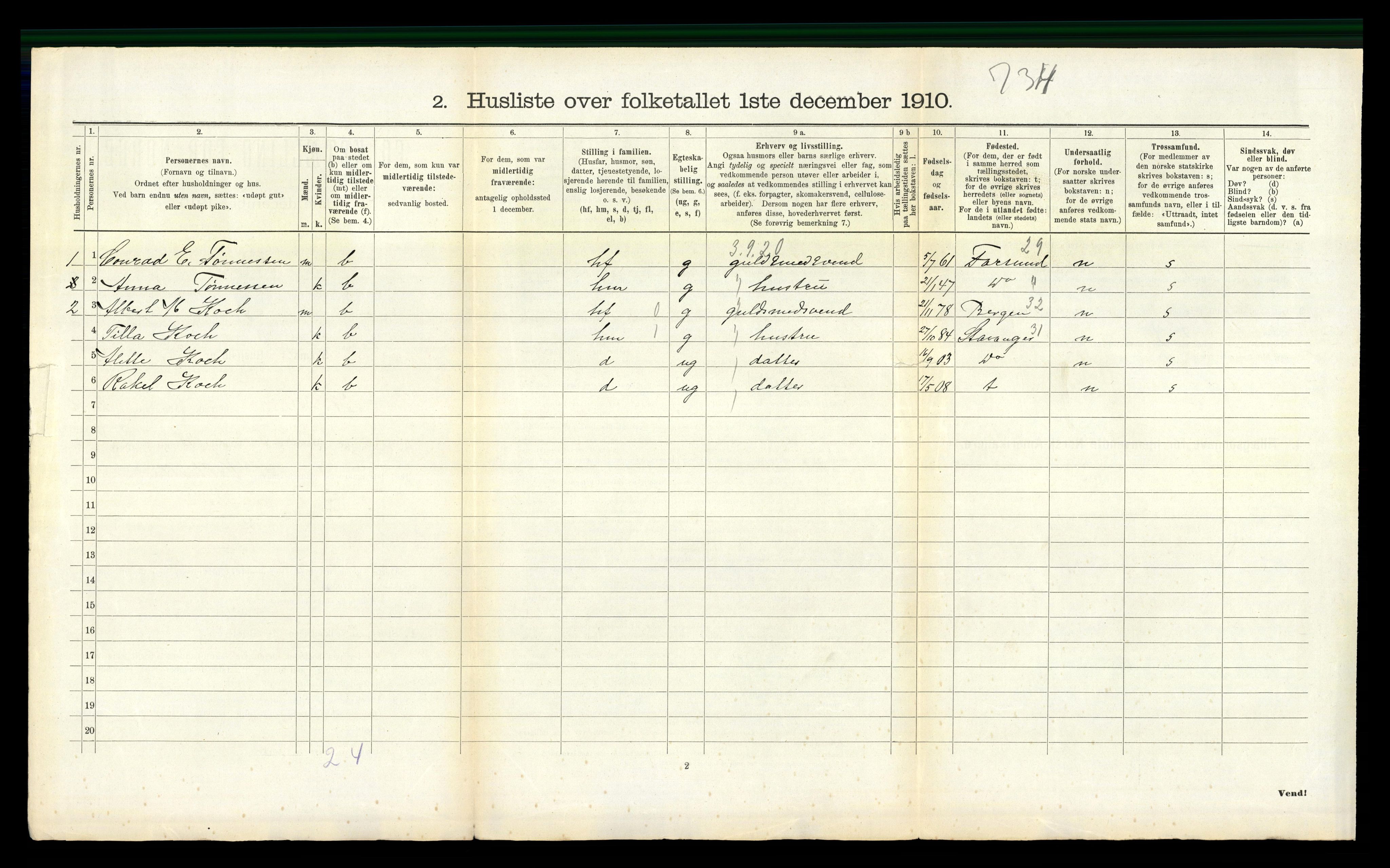 RA, Folketelling 1910 for 0727 Hedrum herred, 1910, s. 271